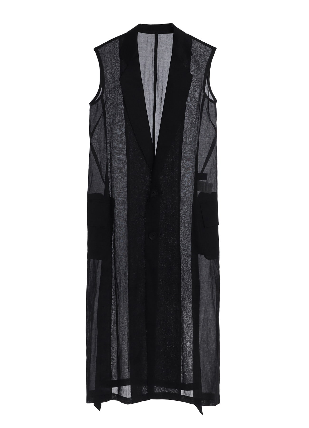 COTTON ORGANZA SLEEVELESS JKT