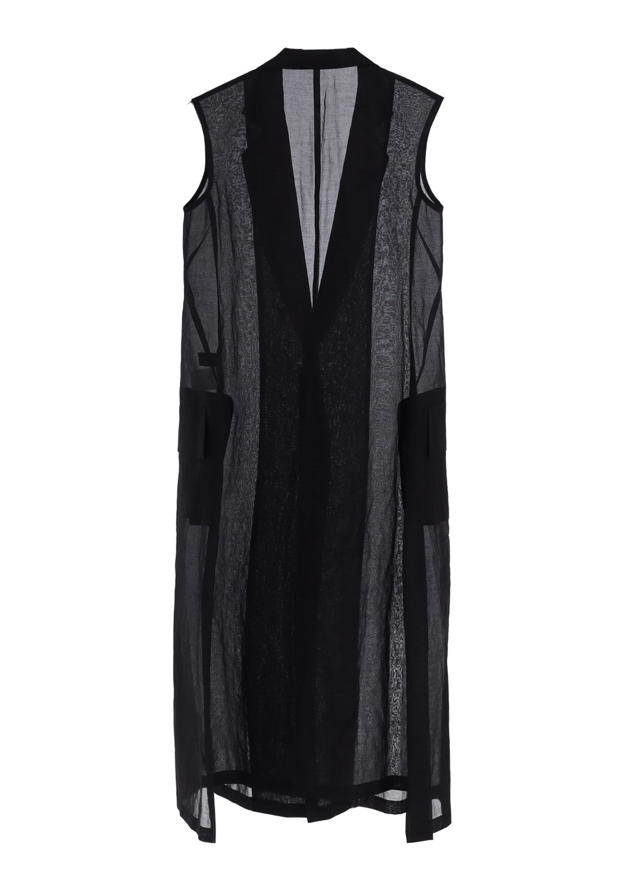 COTTON ORGANZA SLEEVELESS JKT