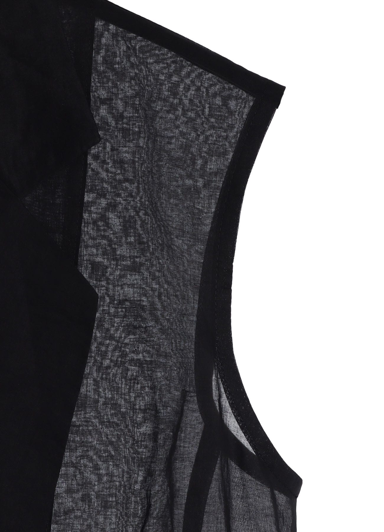 COTTON ORGANZA SLEEVELESS JKT
