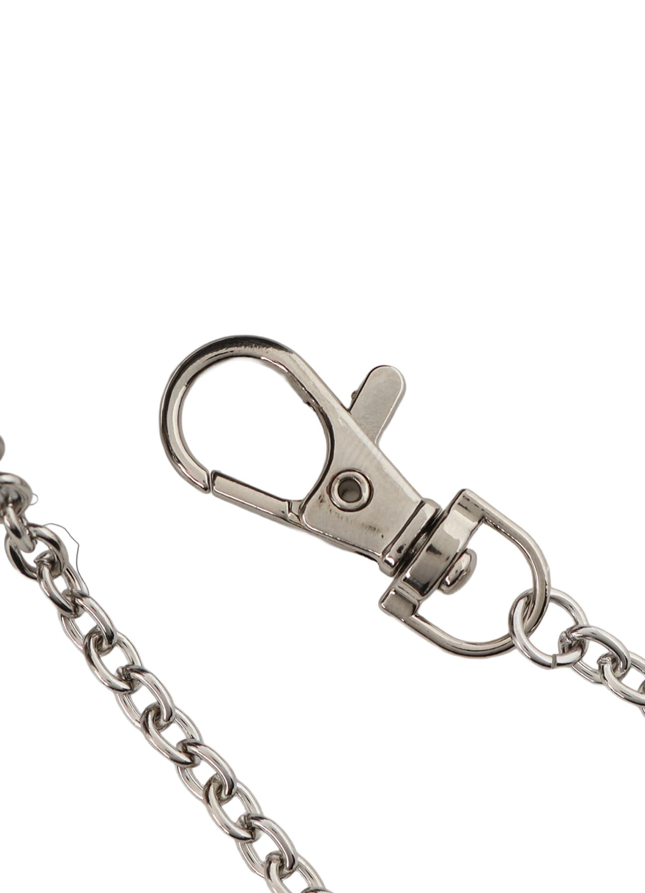 COMBINATION KNIT KNITTED KEY CHARM WITH CHAIN