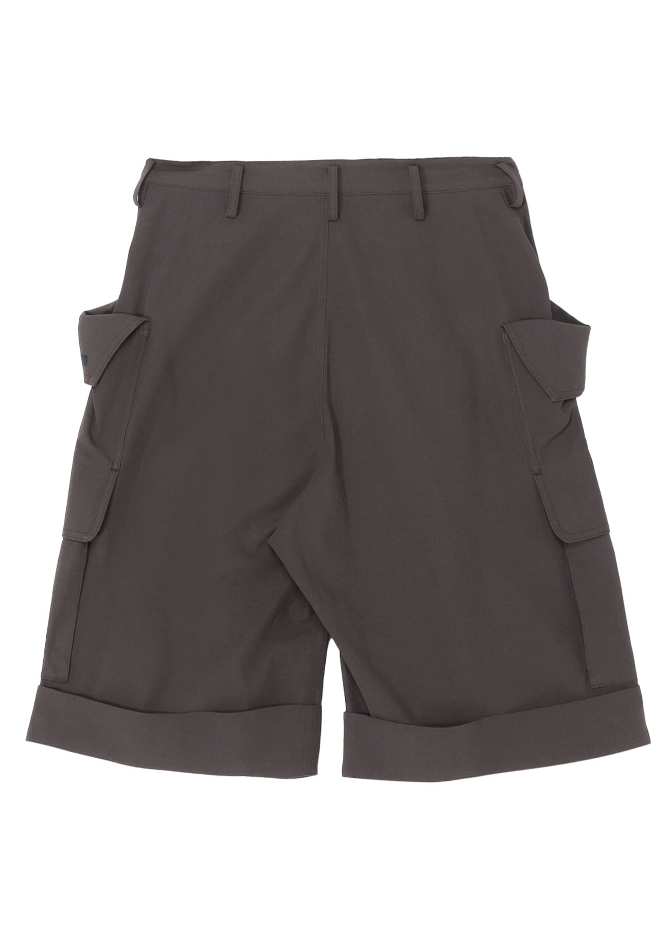 S HIGH-TWISTED GABARDINE SHORT CARGO PANTS