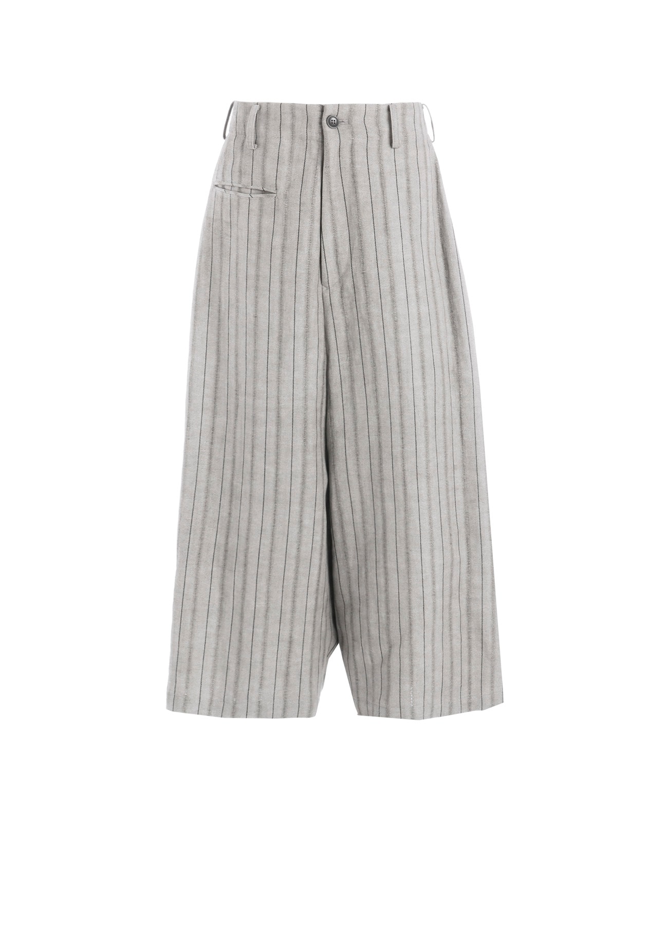 C/Li STRIPE BACKSIDE FLARED WIDE PANTS
