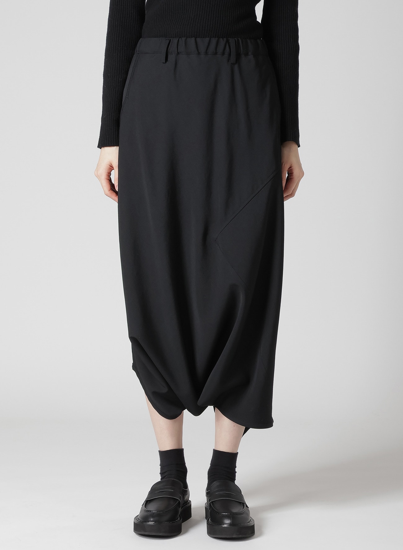 GABARDINE PANELED SALOUEL PANTS