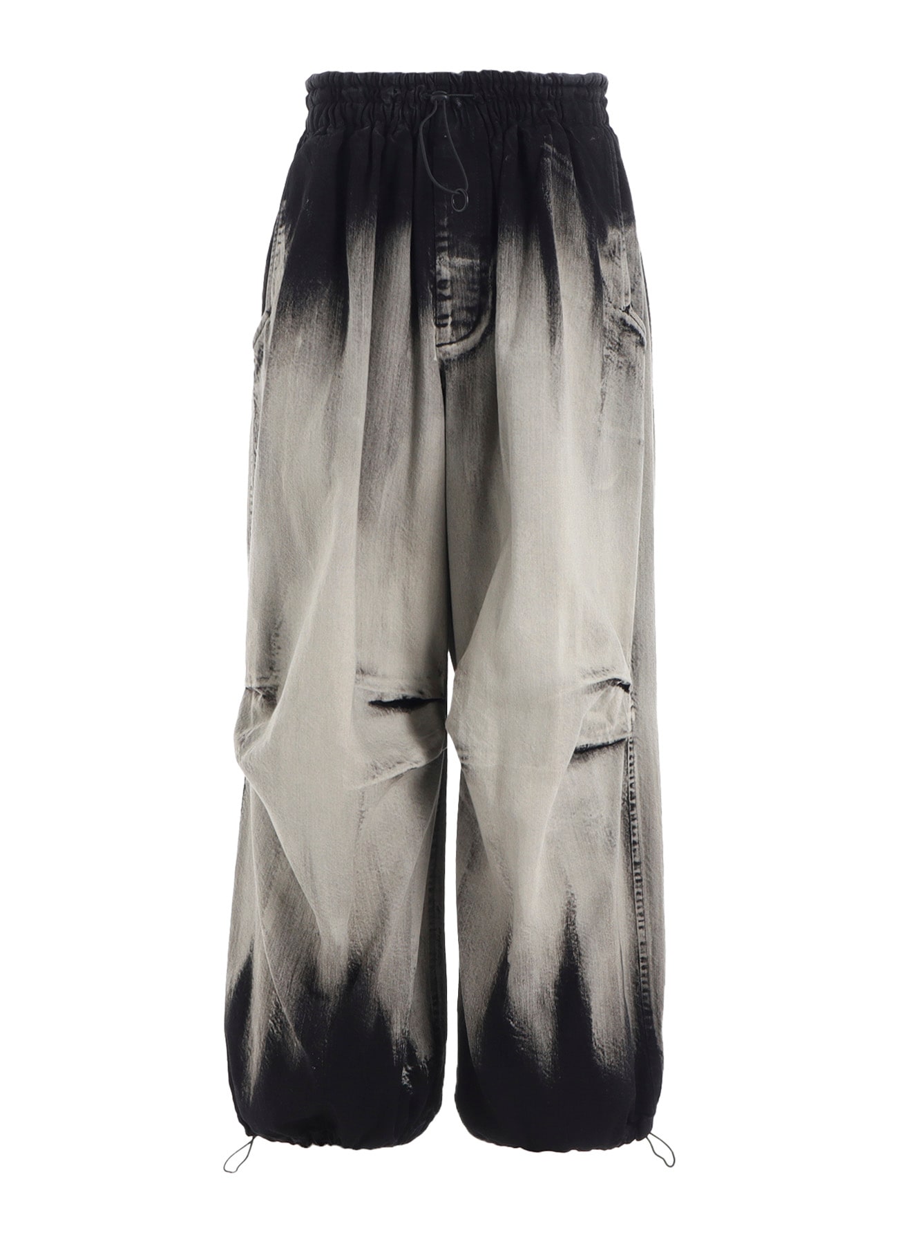 10OZ BLEACHED DENIM PARACHUTE PANTS