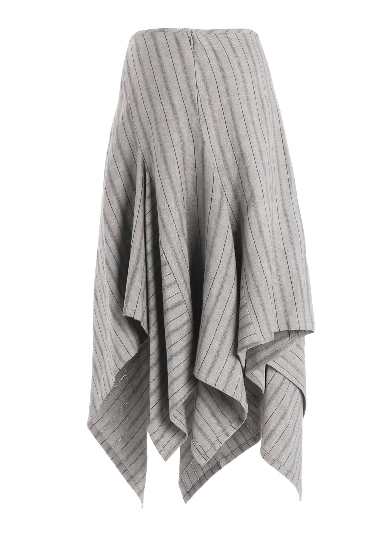 C/Li STRIPE ASYMMETRIC SKIRT