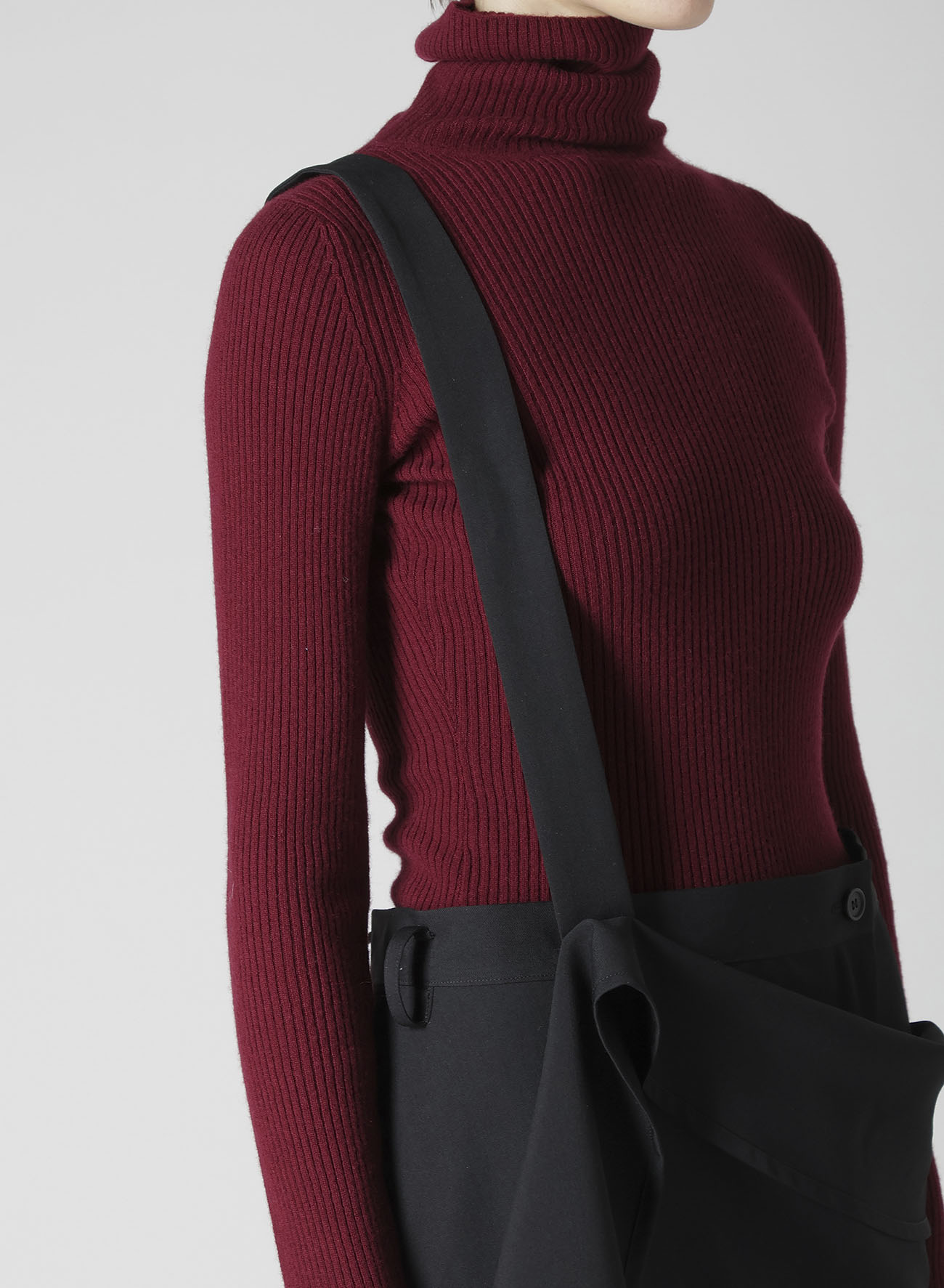 GABARDINE 2WAY SUSPENDER SKIRT