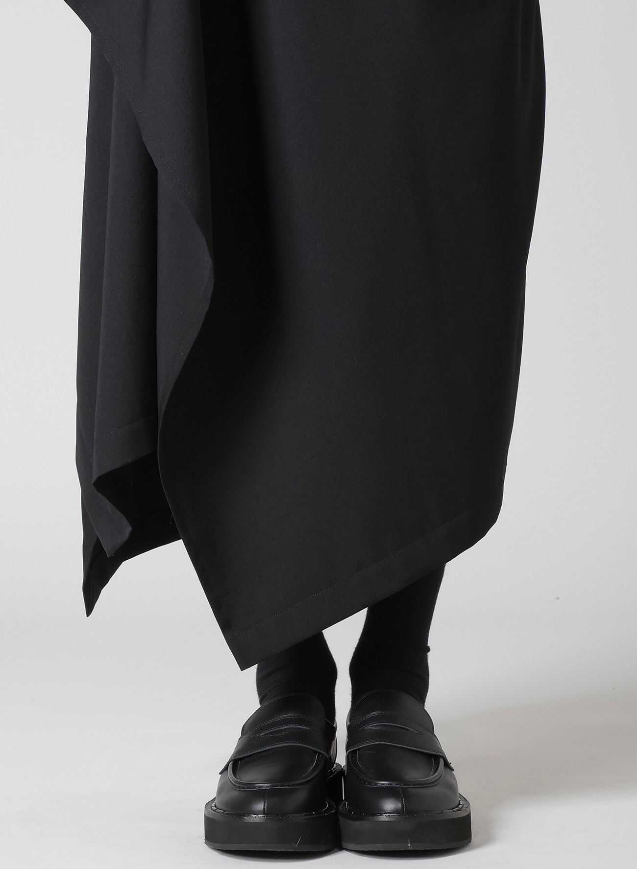 GABARDINE 2WAY SUSPENDER SKIRT