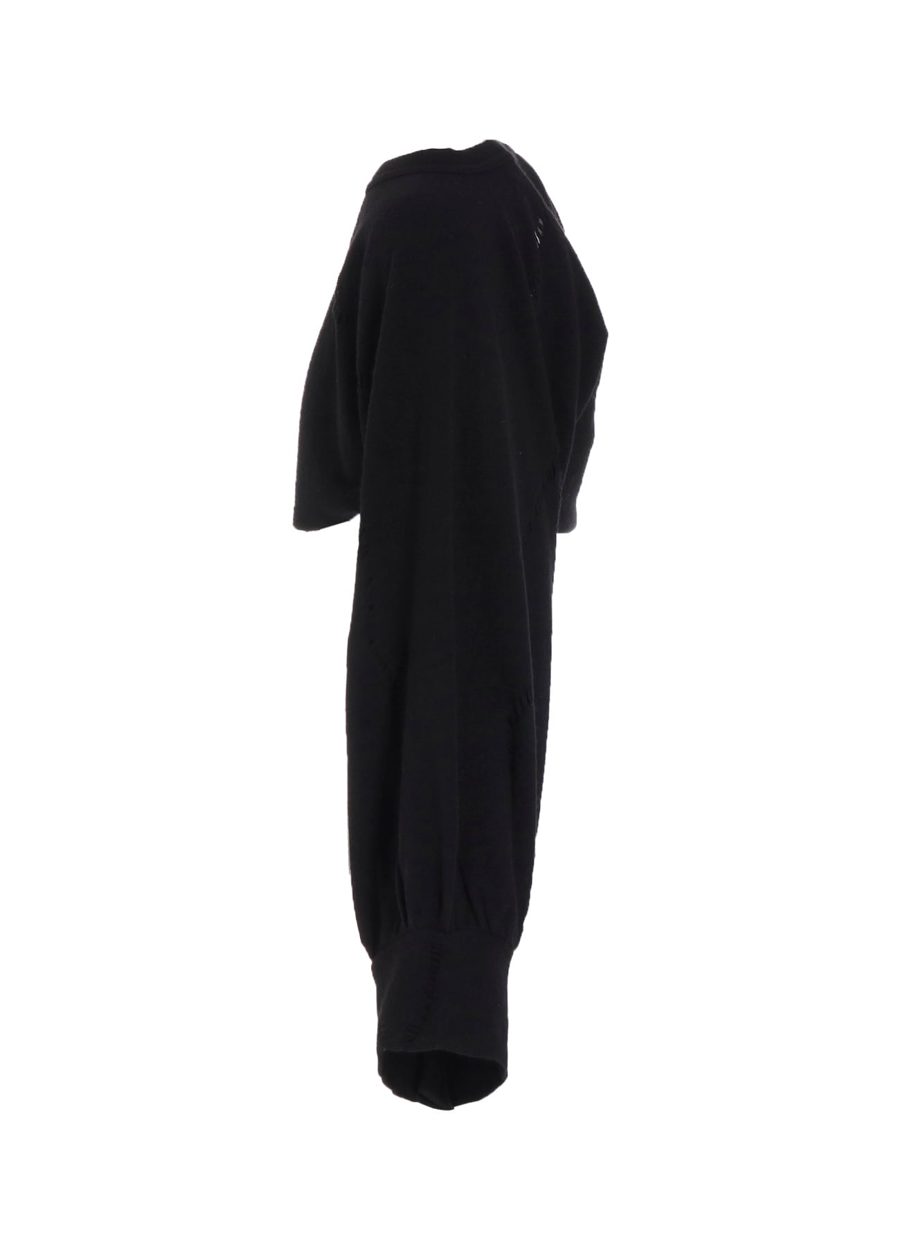 W DETAIL JERSEY STOLE SWEAT SHIRT