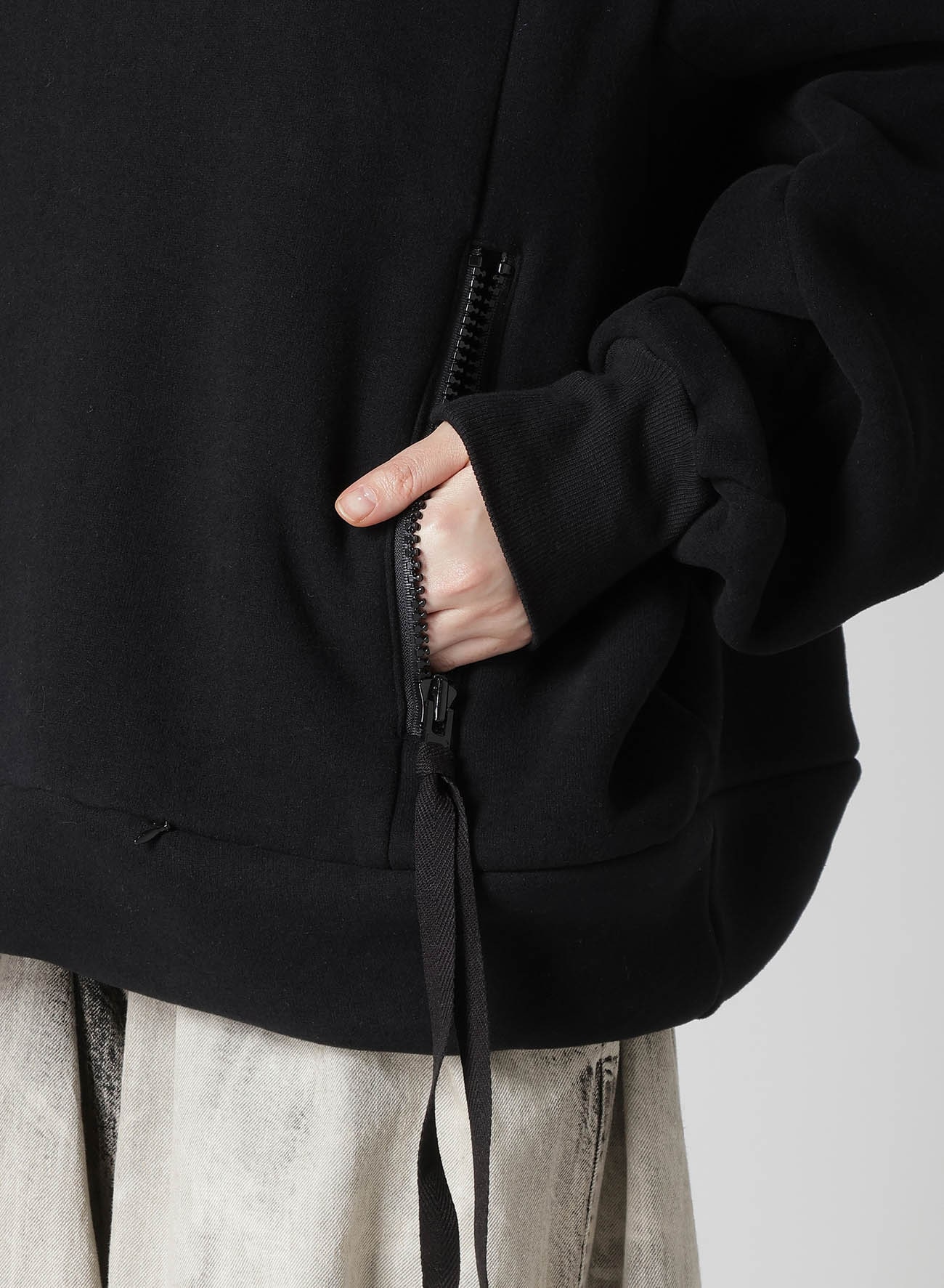 Liy/C BRUSHED FRENCH TERRY As HOODY