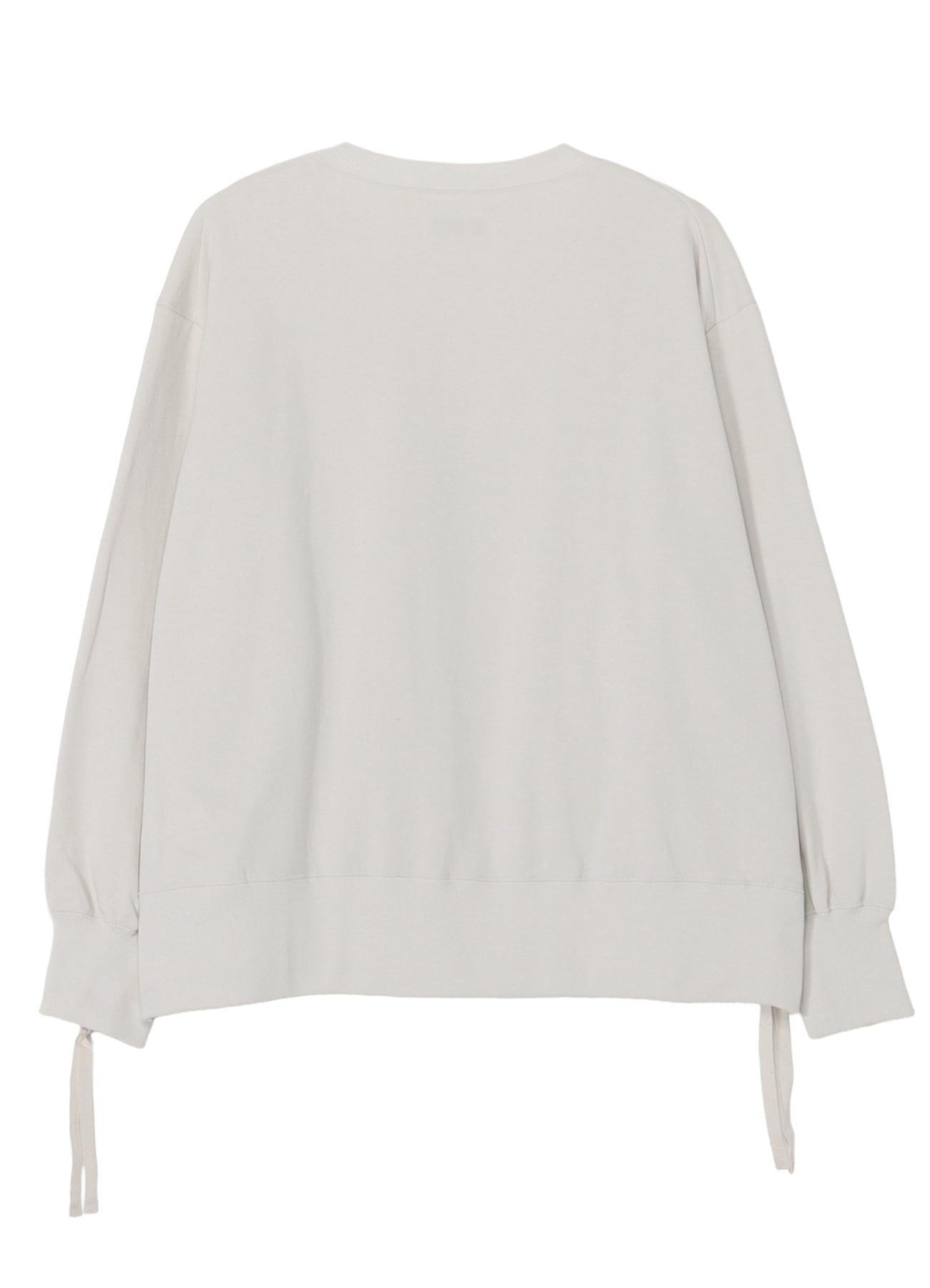 COTTON FRENCH TERRY SIDE ZIP D PULLOVER
