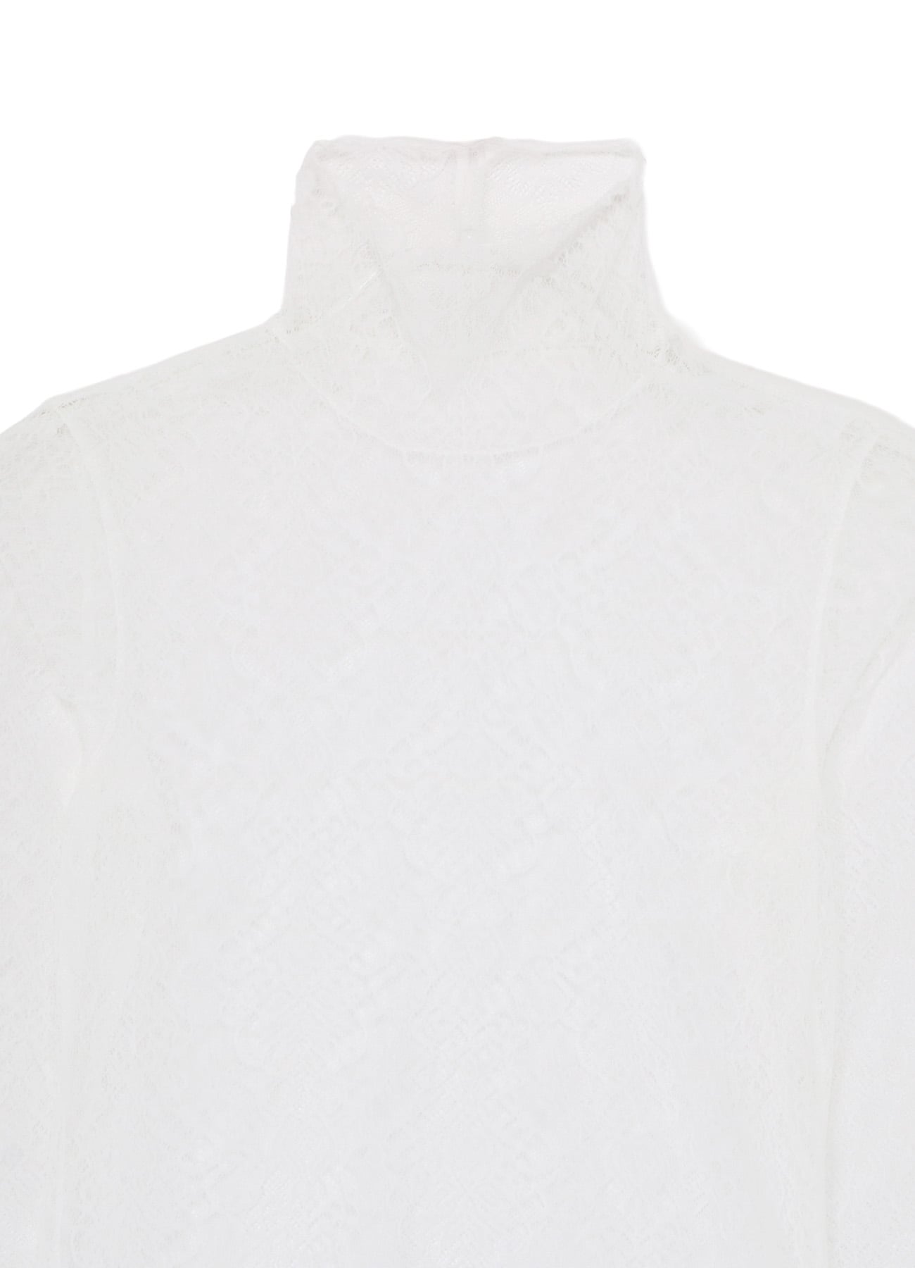 STRETCHED LACE R-TURTLENECK T
