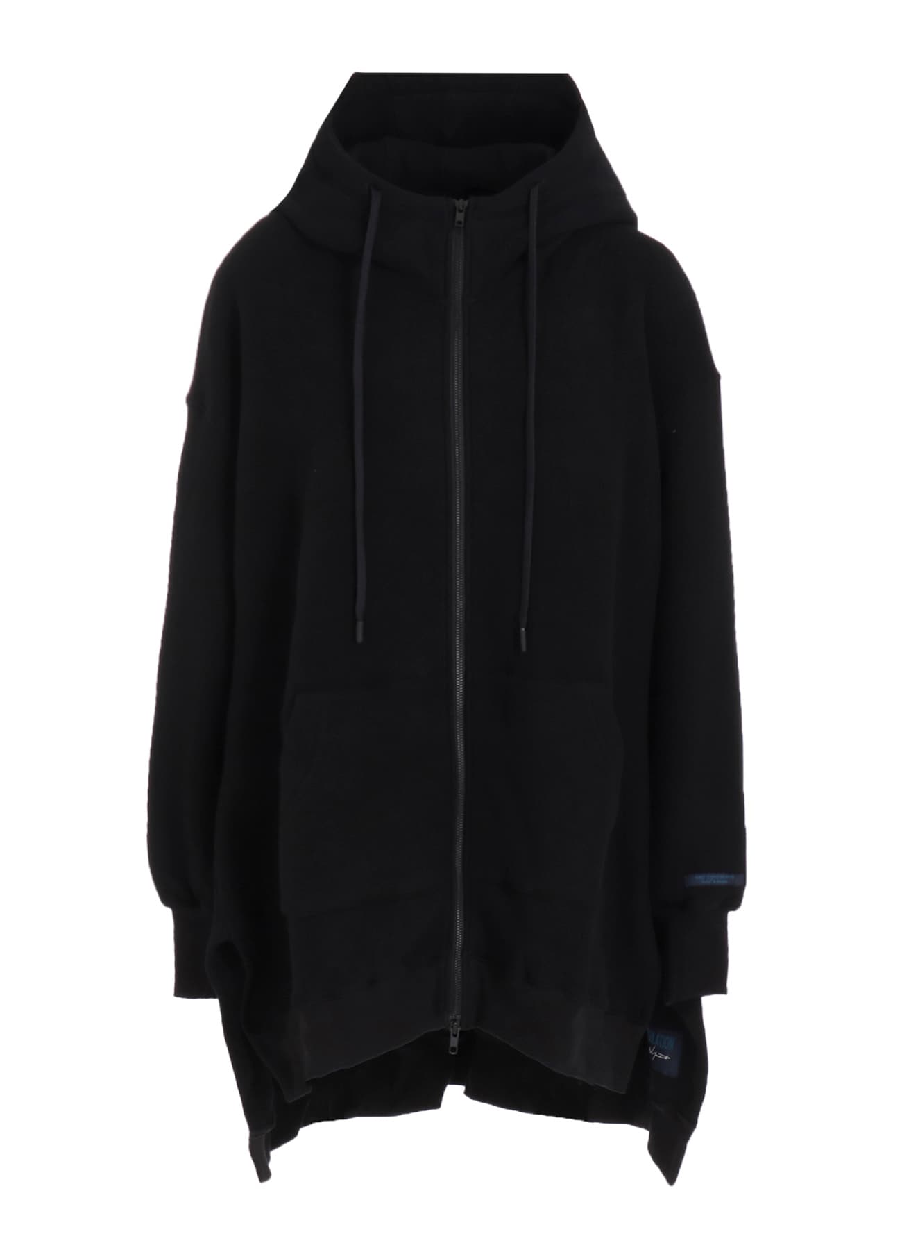 Liy/C BRUSHED FRENCH TERRY UNBALANCED HOODIE B