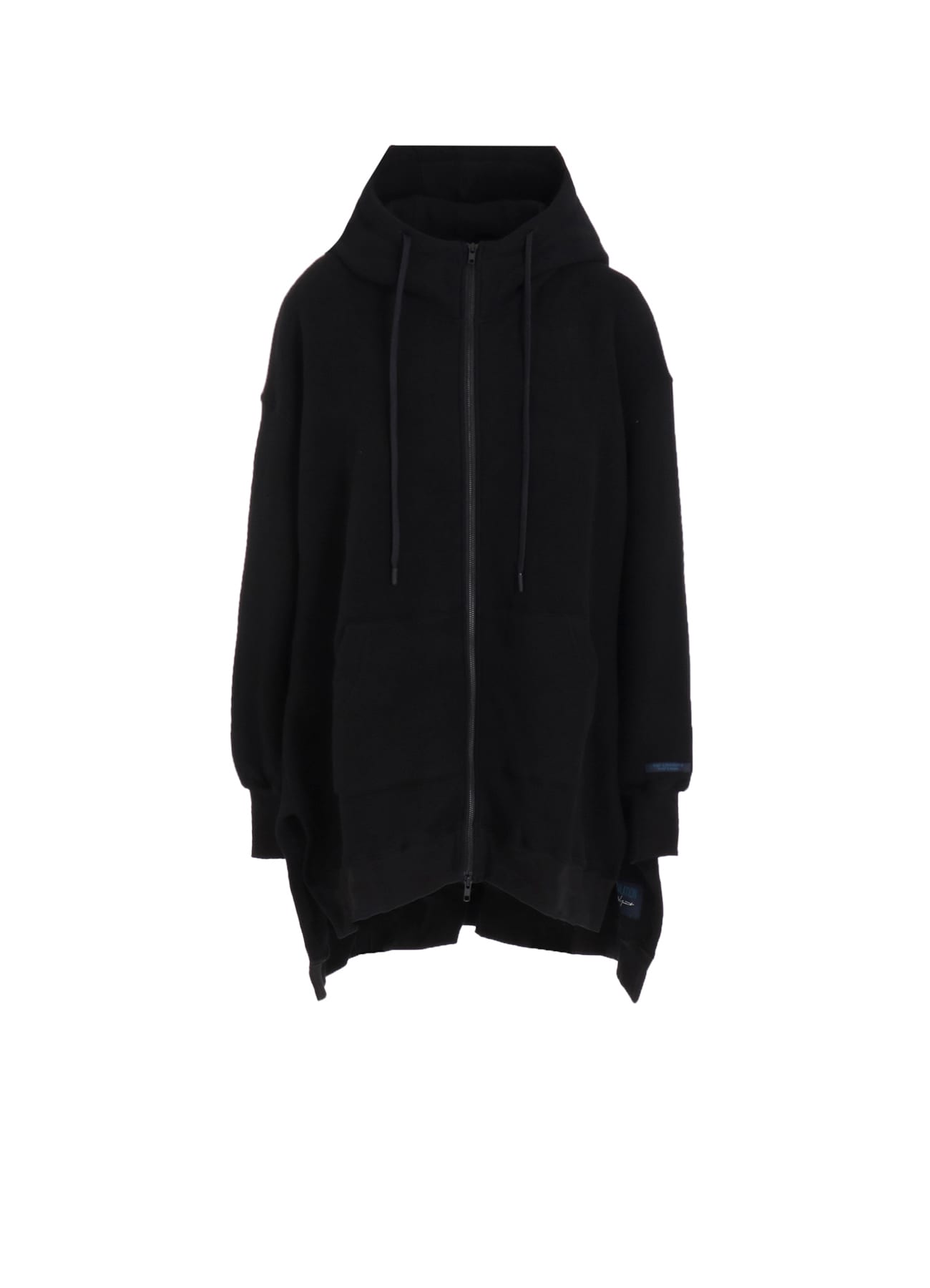 Liy/C BRUSHED FRENCH TERRY UNBALANCED HOODIE B