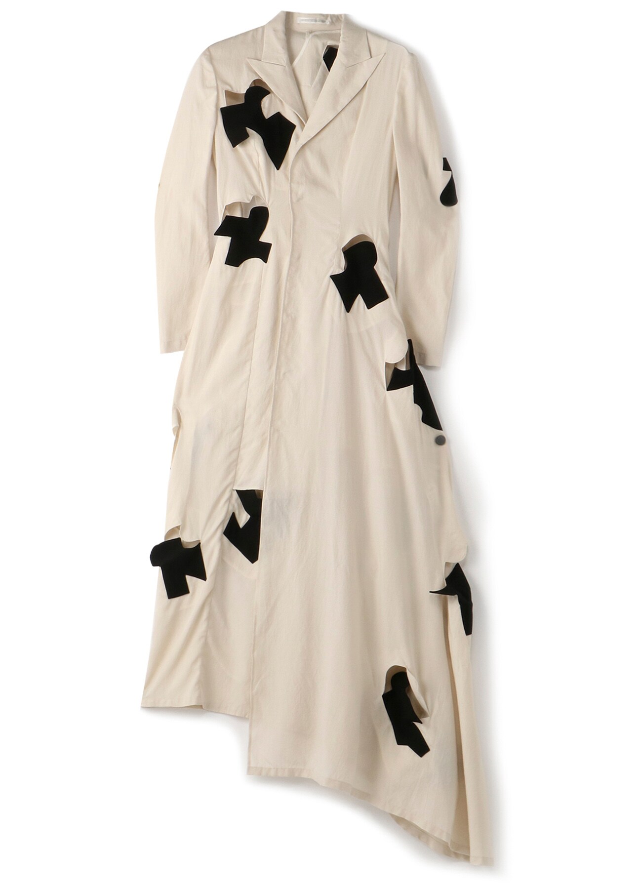 ｒｙブロードモチーフくり抜きピークドレス Xs Ivory Vintage The Shop Yohji Yamamoto