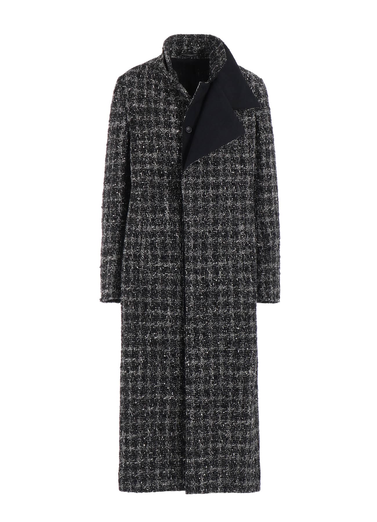 【10/16 10:00 Release】GREY HOUNDSTOOTH R DOUBLE LAYERED LONG COAT