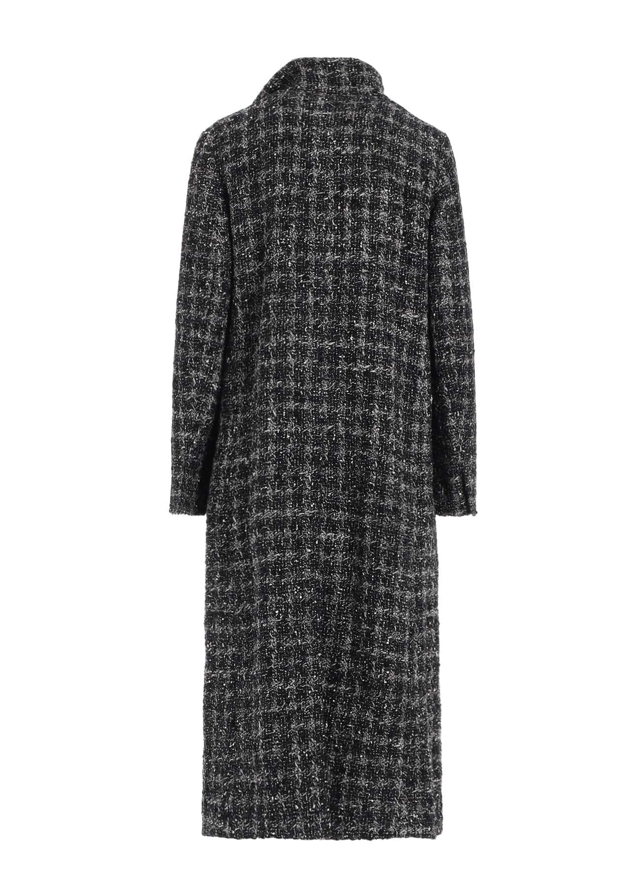 【10/16 10:00 Release】GREY HOUNDSTOOTH R DOUBLE LAYERED LONG COAT