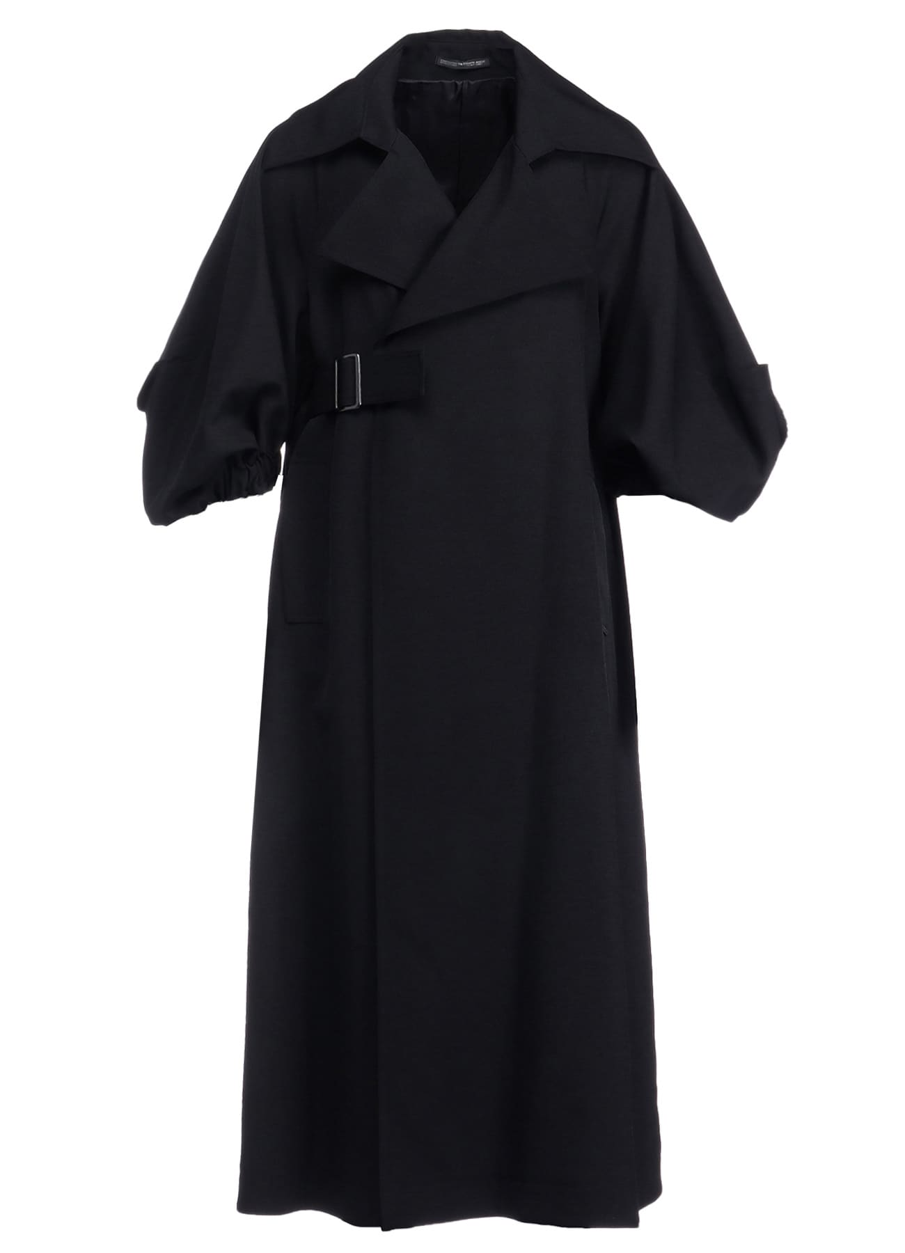 2/60 WOOL GABARDINE BALLOON SLEEVE COAT