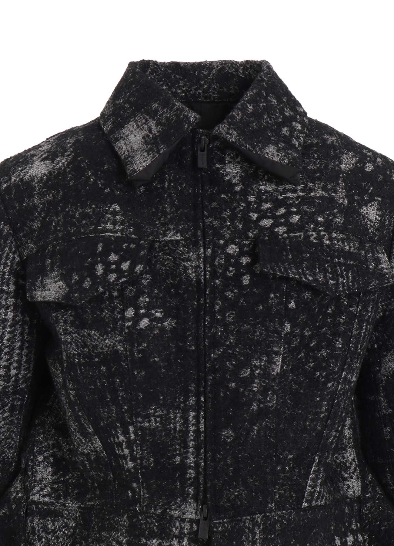 CHECK JACQUARD BOX SHORT JACKET