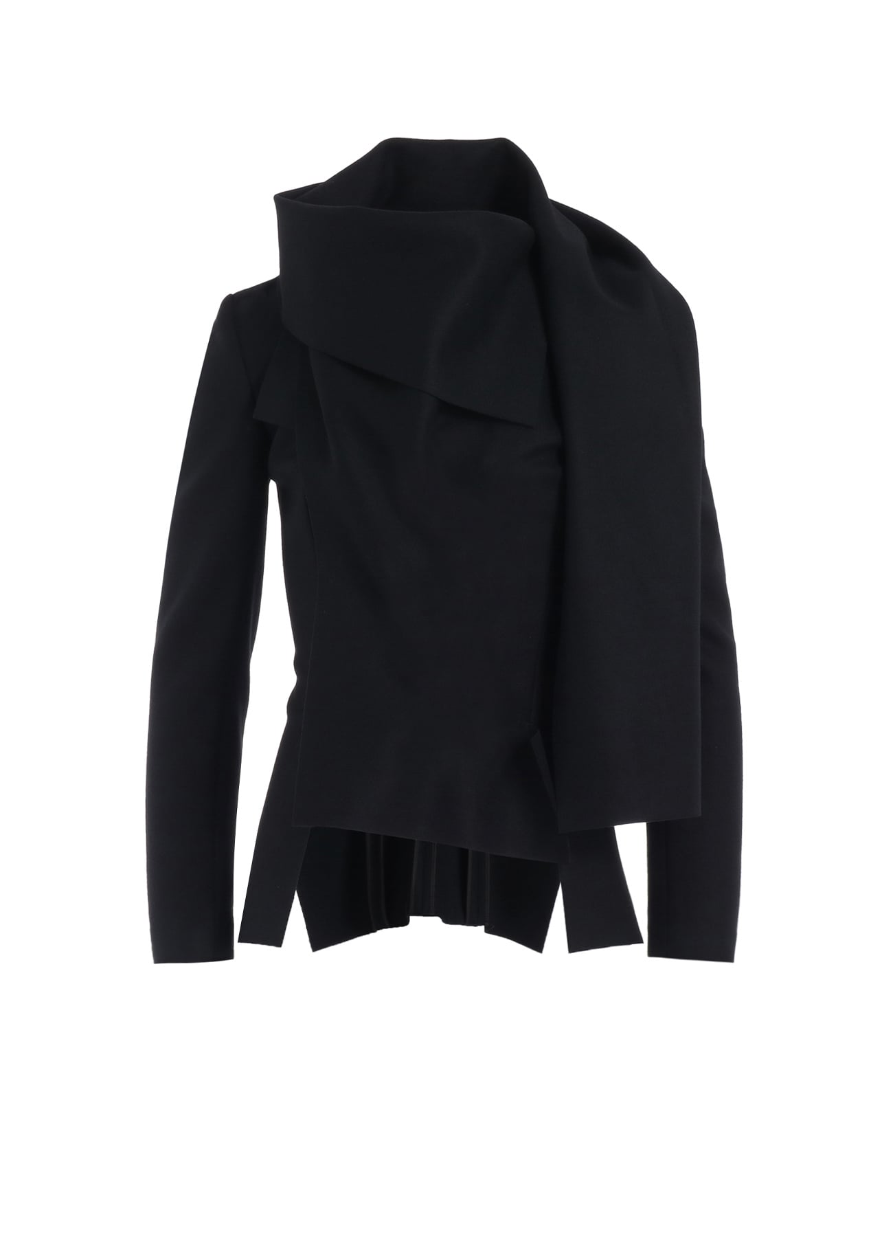 SUPER100 MELTON STOLE DETAIL JACKET