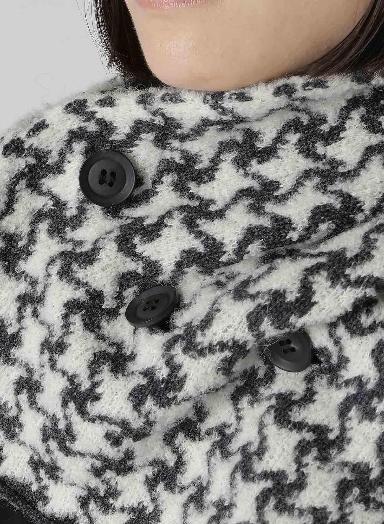 【10/16 10:00 Release】HOUNDSTOOTH L NECK WARMER