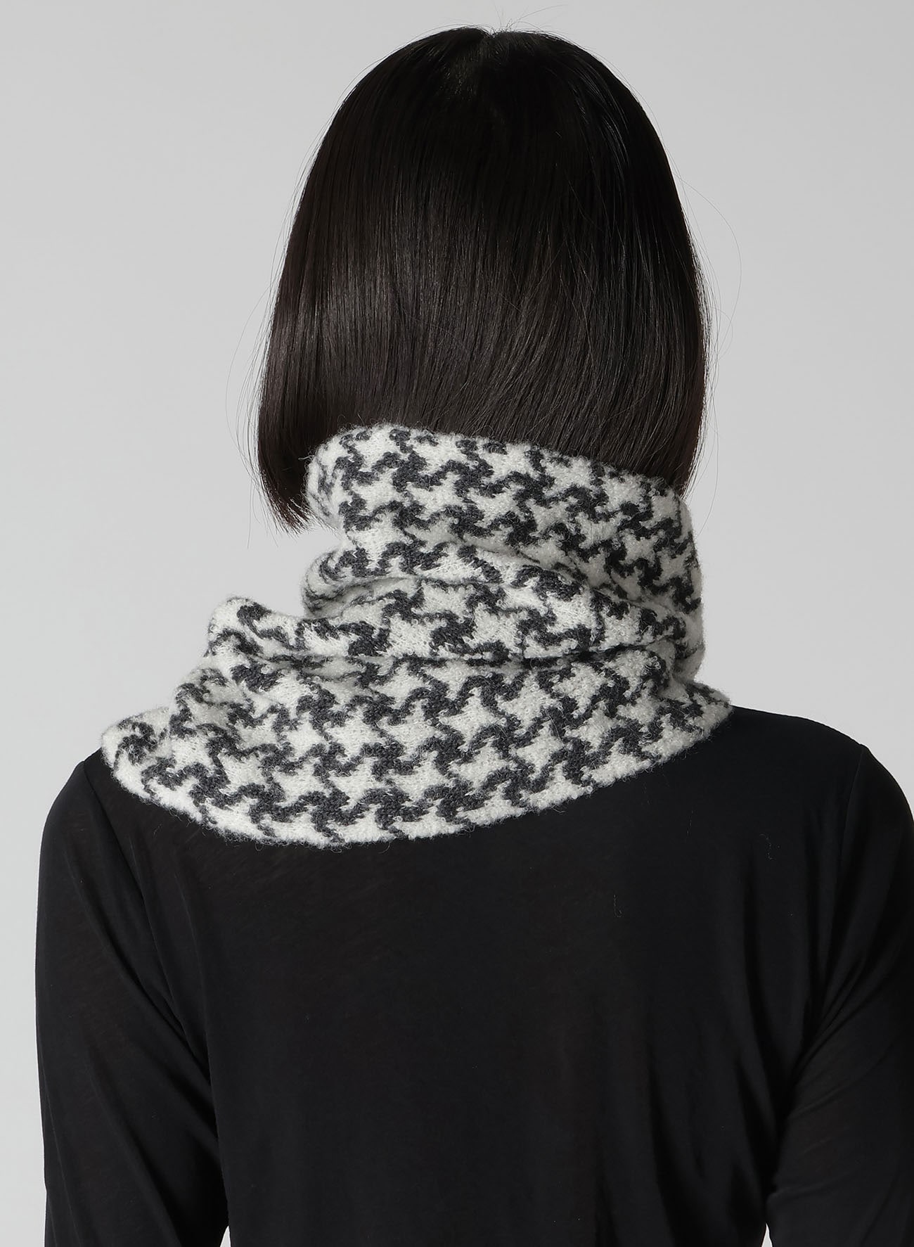 【10/16 10:00 Release】HOUNDSTOOTH L NECK WARMER