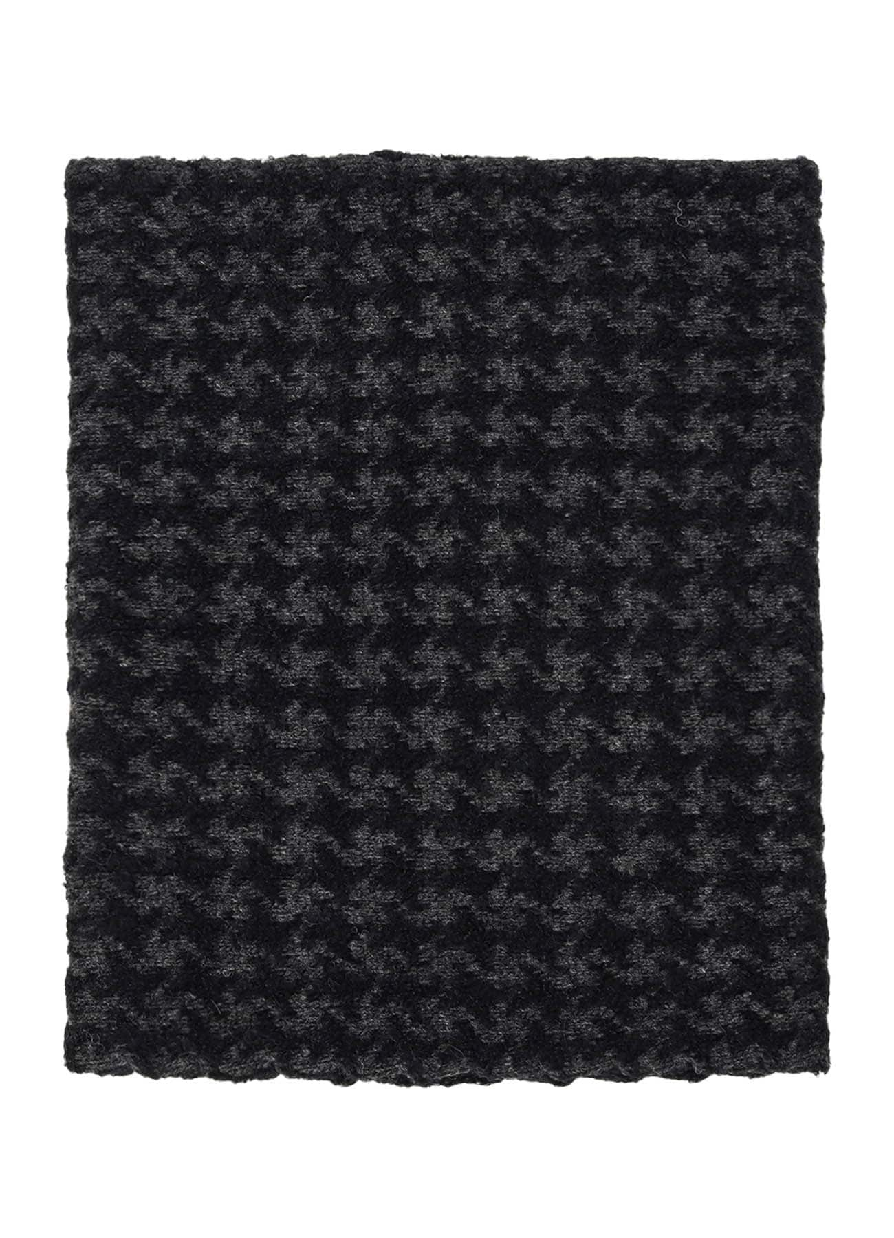 HOUNDSTOOTH L NECK WARMER