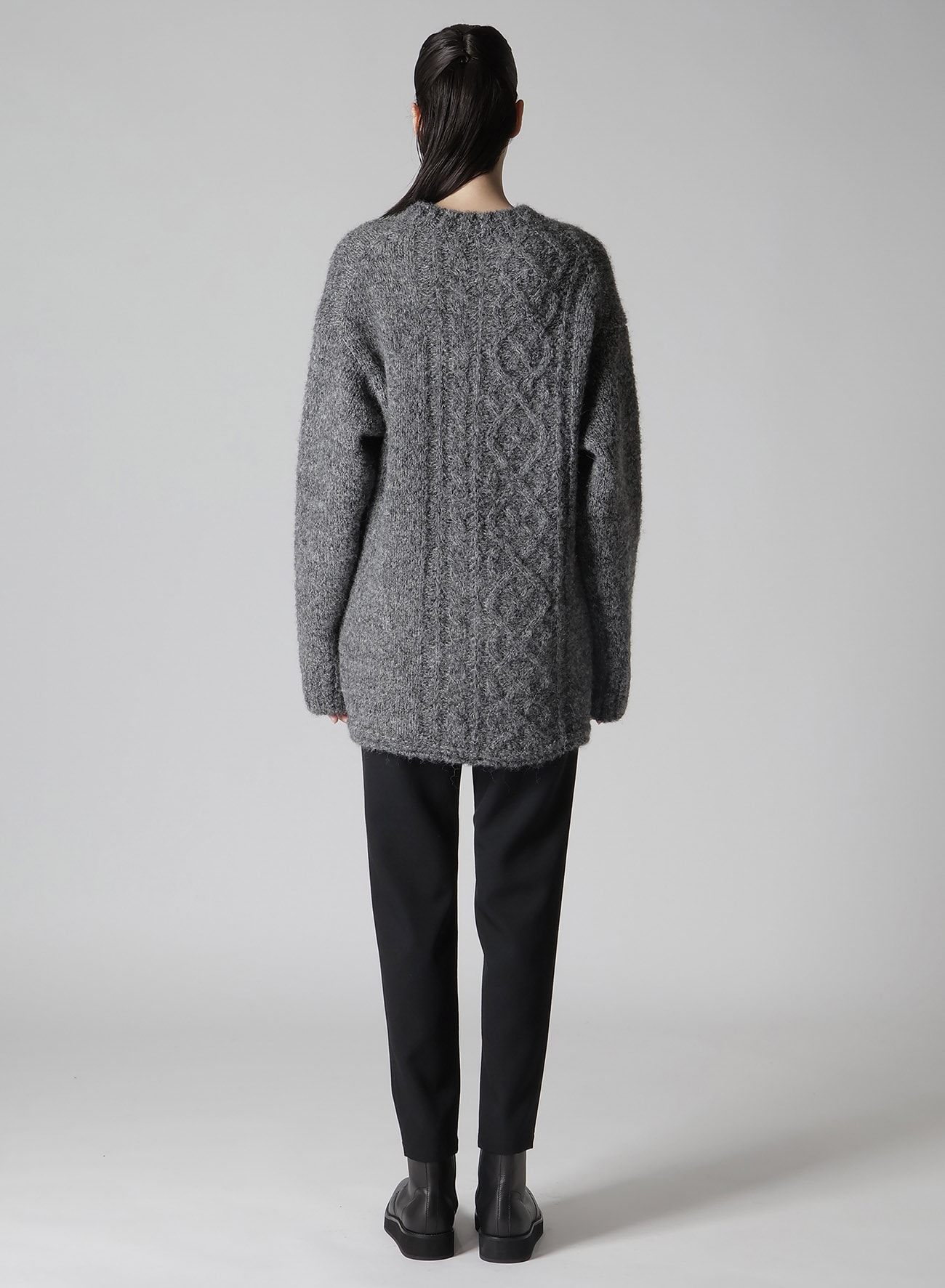 CABLE KNIT ROUND NECK CABLE KNIT PO