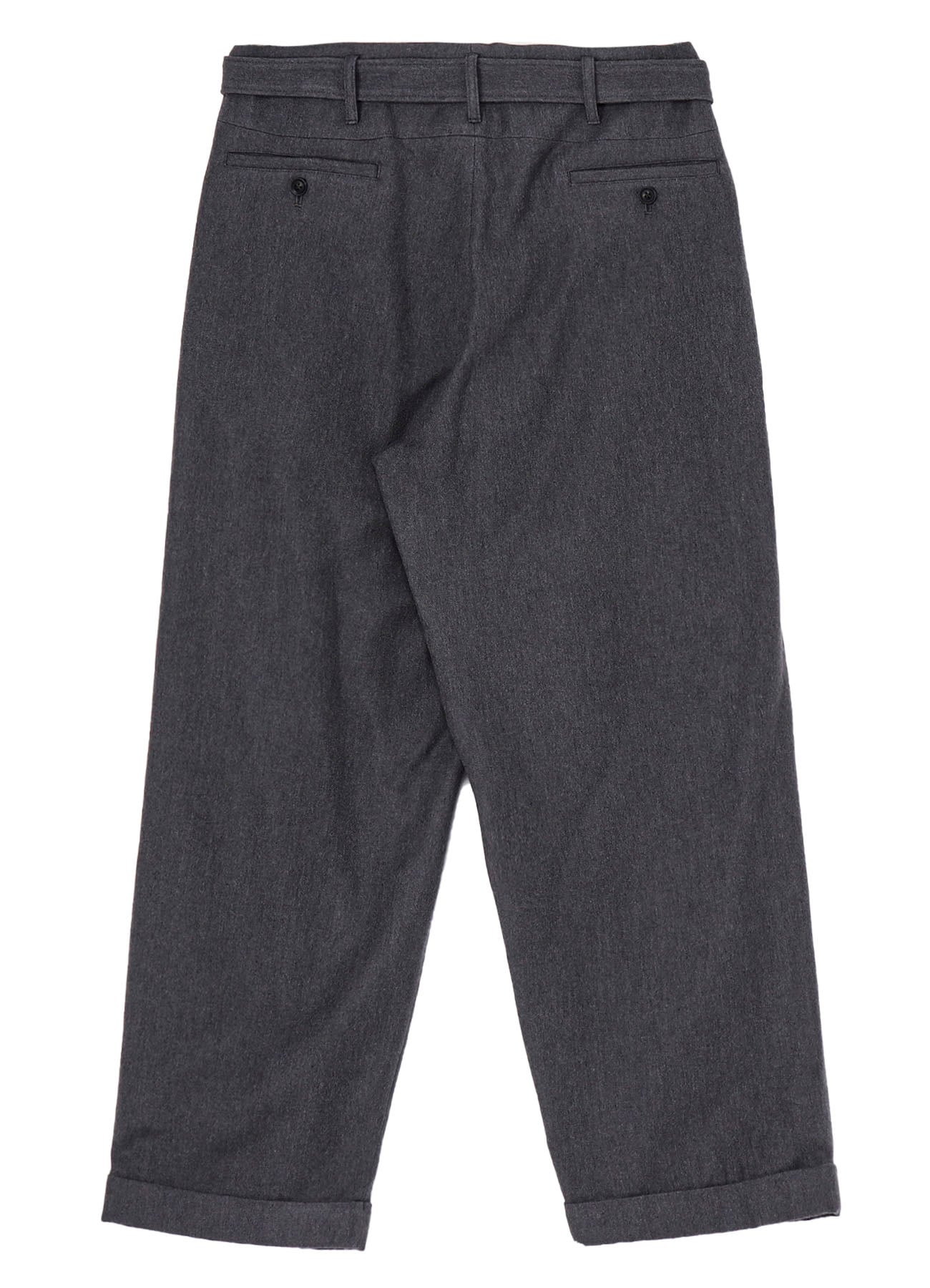 W/C TWILL WASHER 2TUCKS PANTS