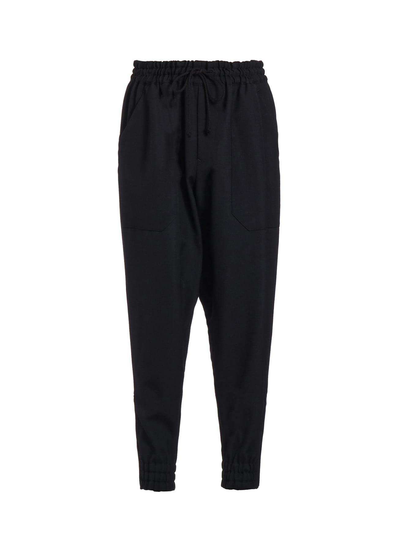 2/60 WOOL GABARDINE WIDE PANTS(XS Black): Yohji Yamamoto｜THE SHOP YOHJI  YAMAMOTO