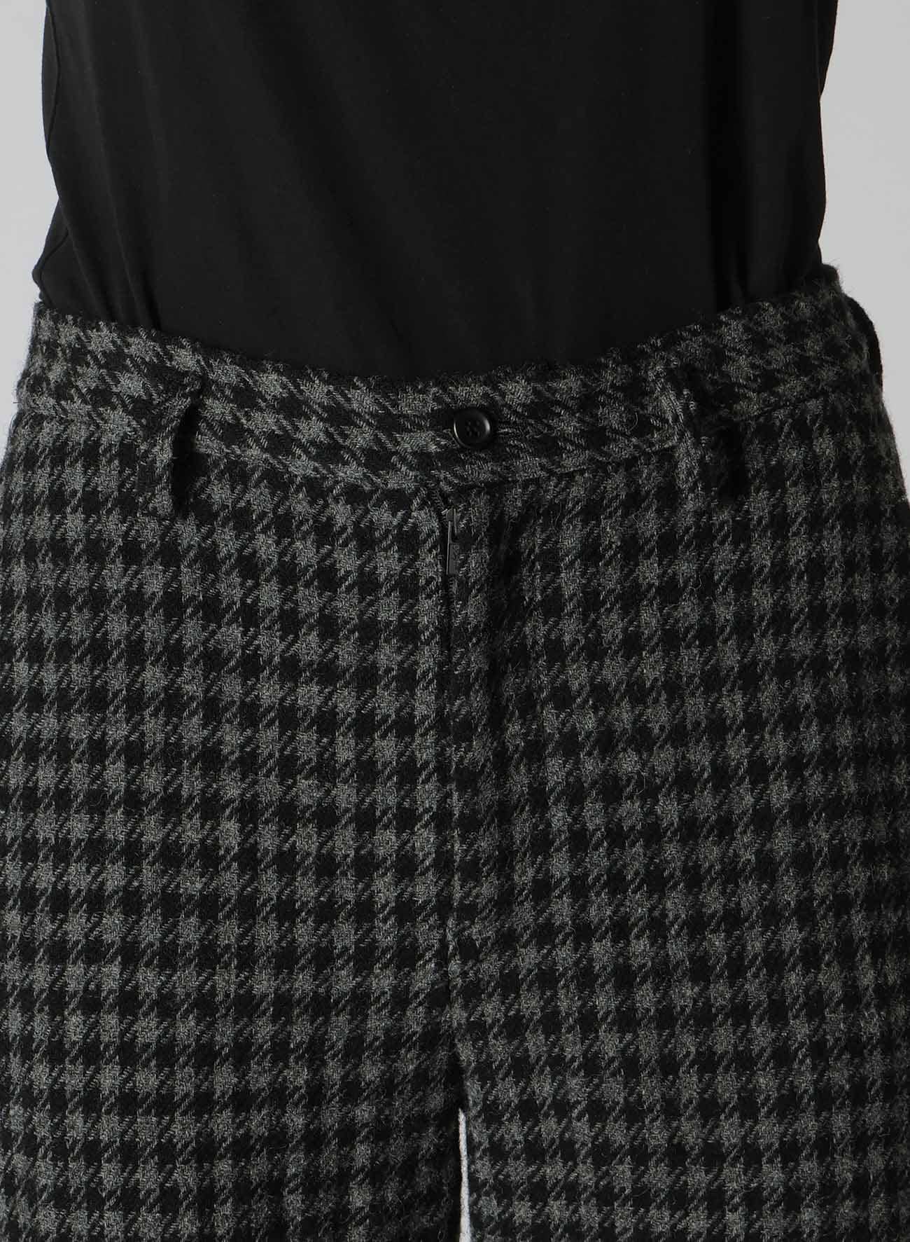 SMALL HOUNDSTOOTH BASIC SLIM PANTS A