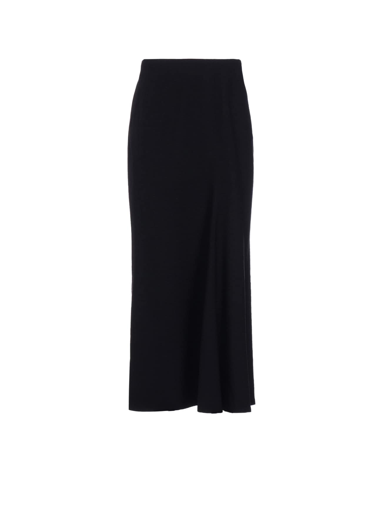 DAMAGED GABARDINE L SLIM FLARE SKIRT