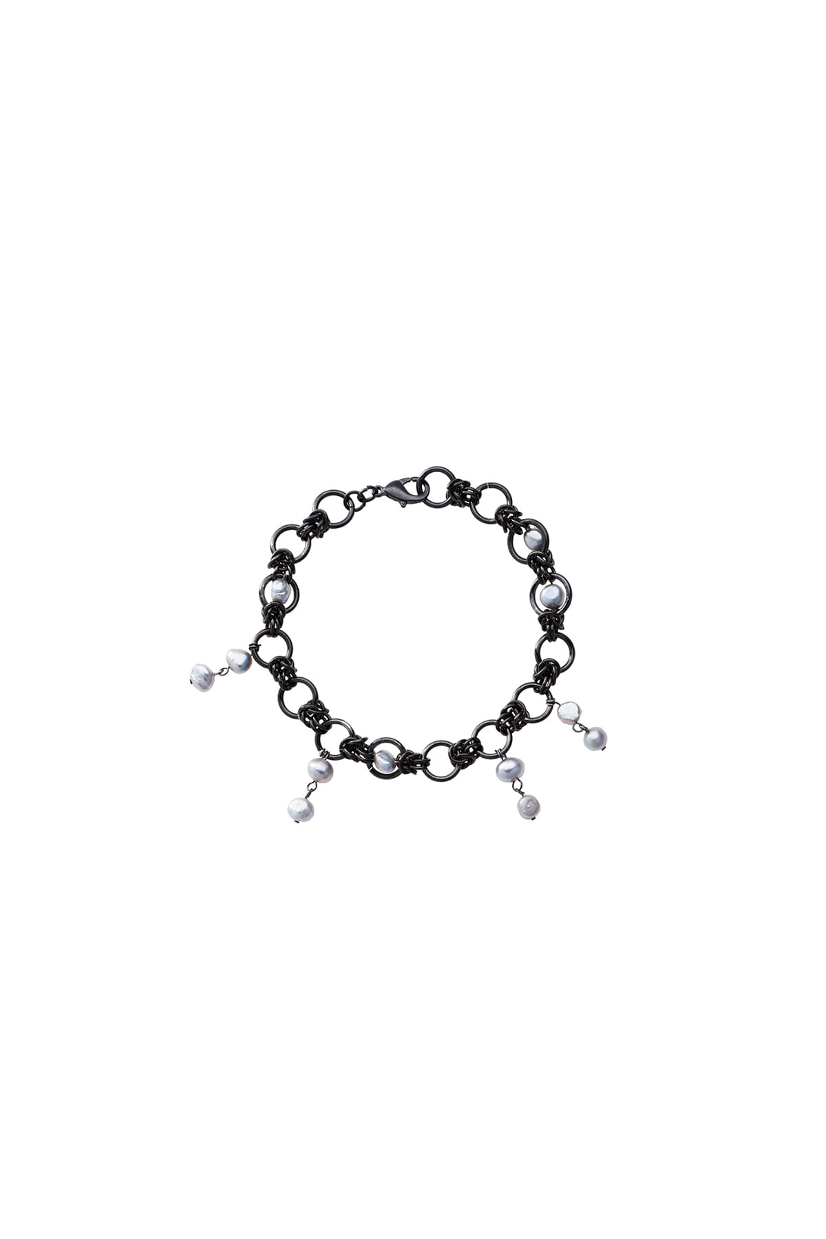 BRASS BKNI PEARL SCATTERED BRACE BLK