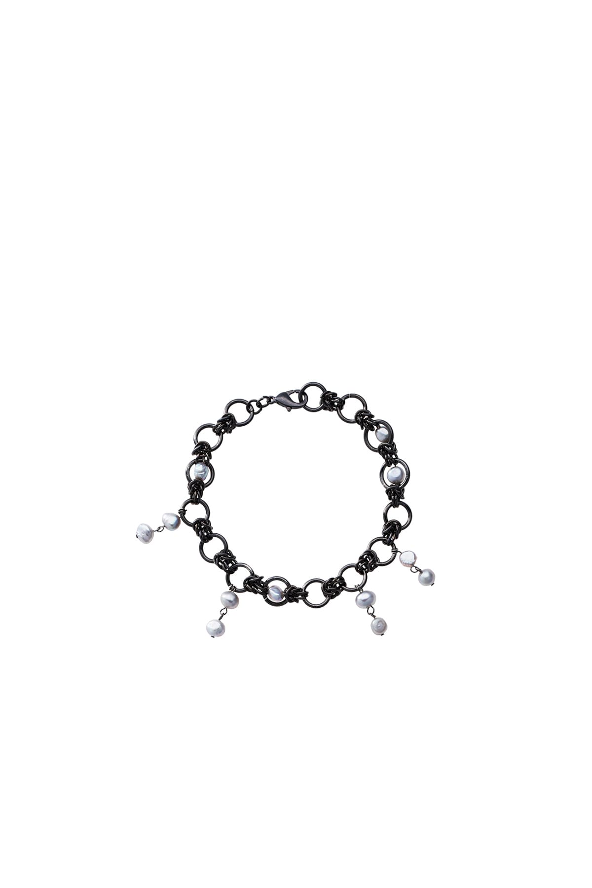 BRASS BKNI PEARL SCATTERED BRACE BLK