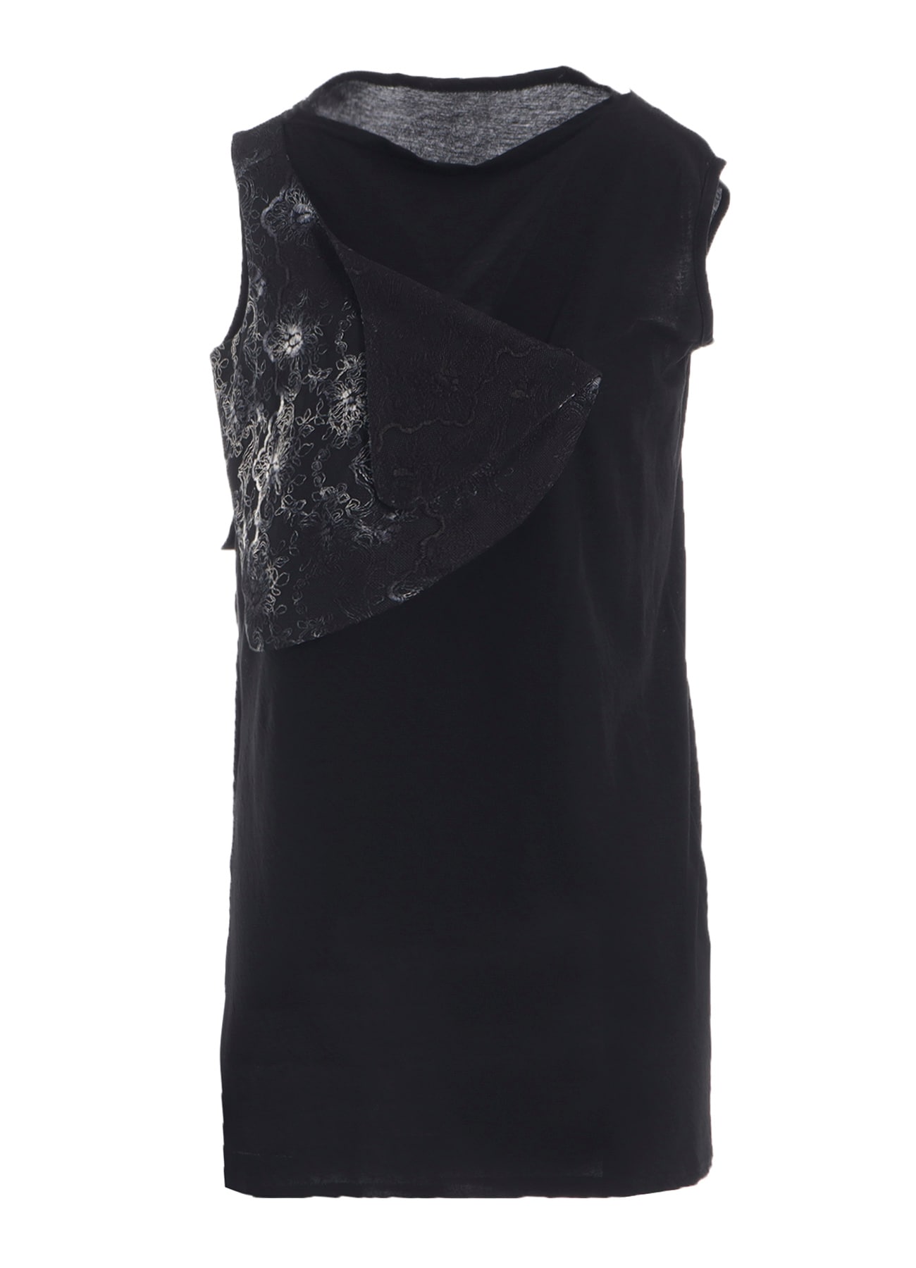 LACE CLOTH MOTIF TANK TOP