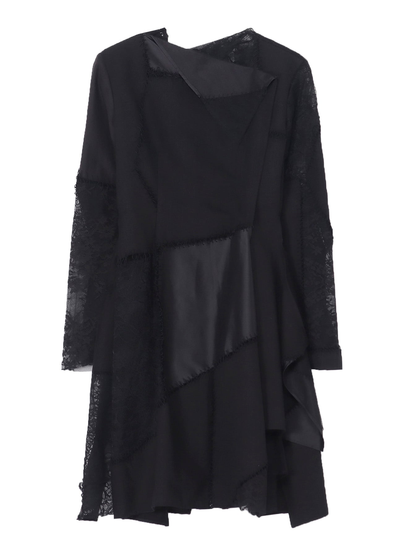 SALSA LACE PATCHWORK LONG BLOUSE