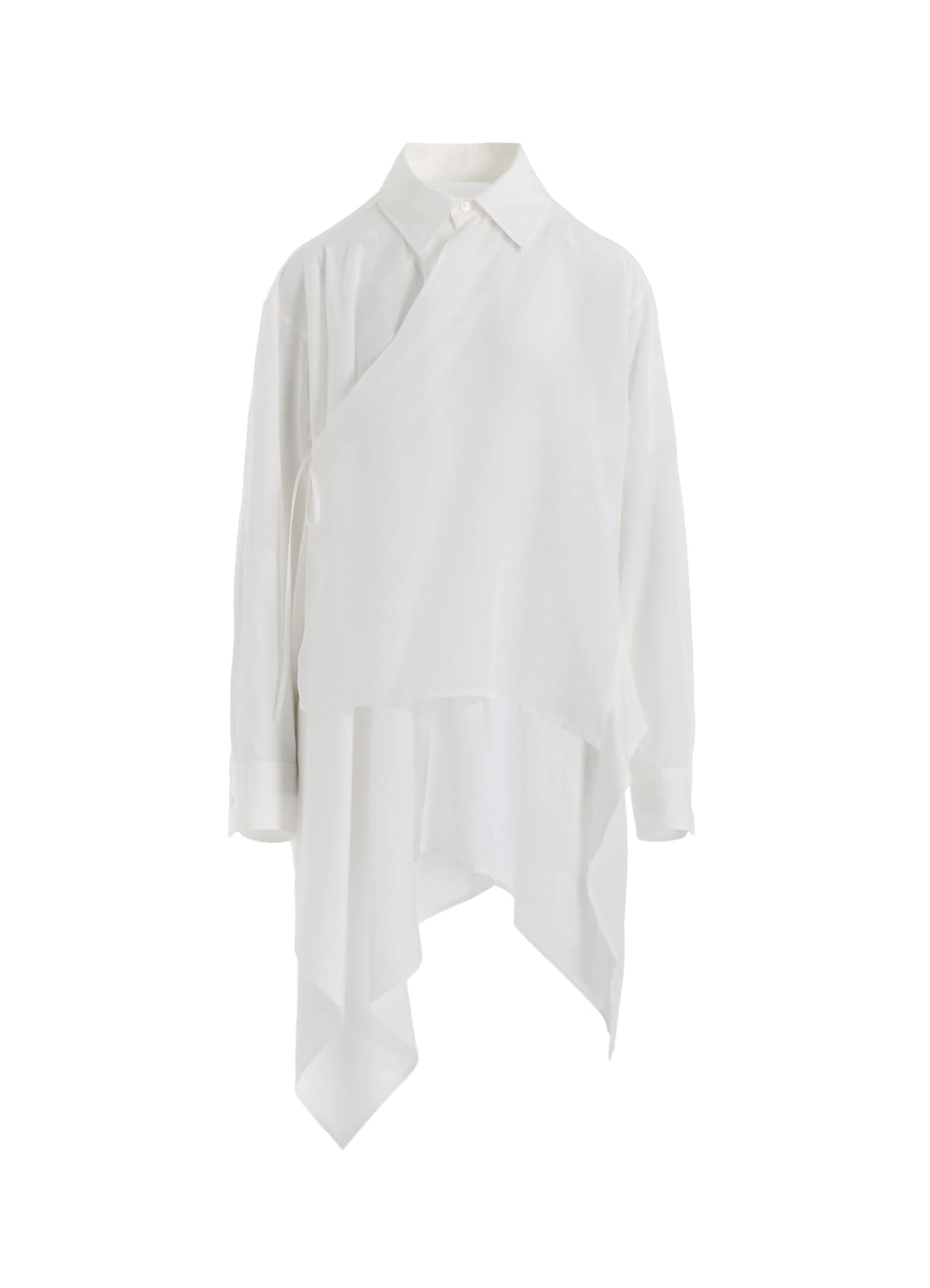 CELLULOSE LONG ASYMMETRY BLOUSE