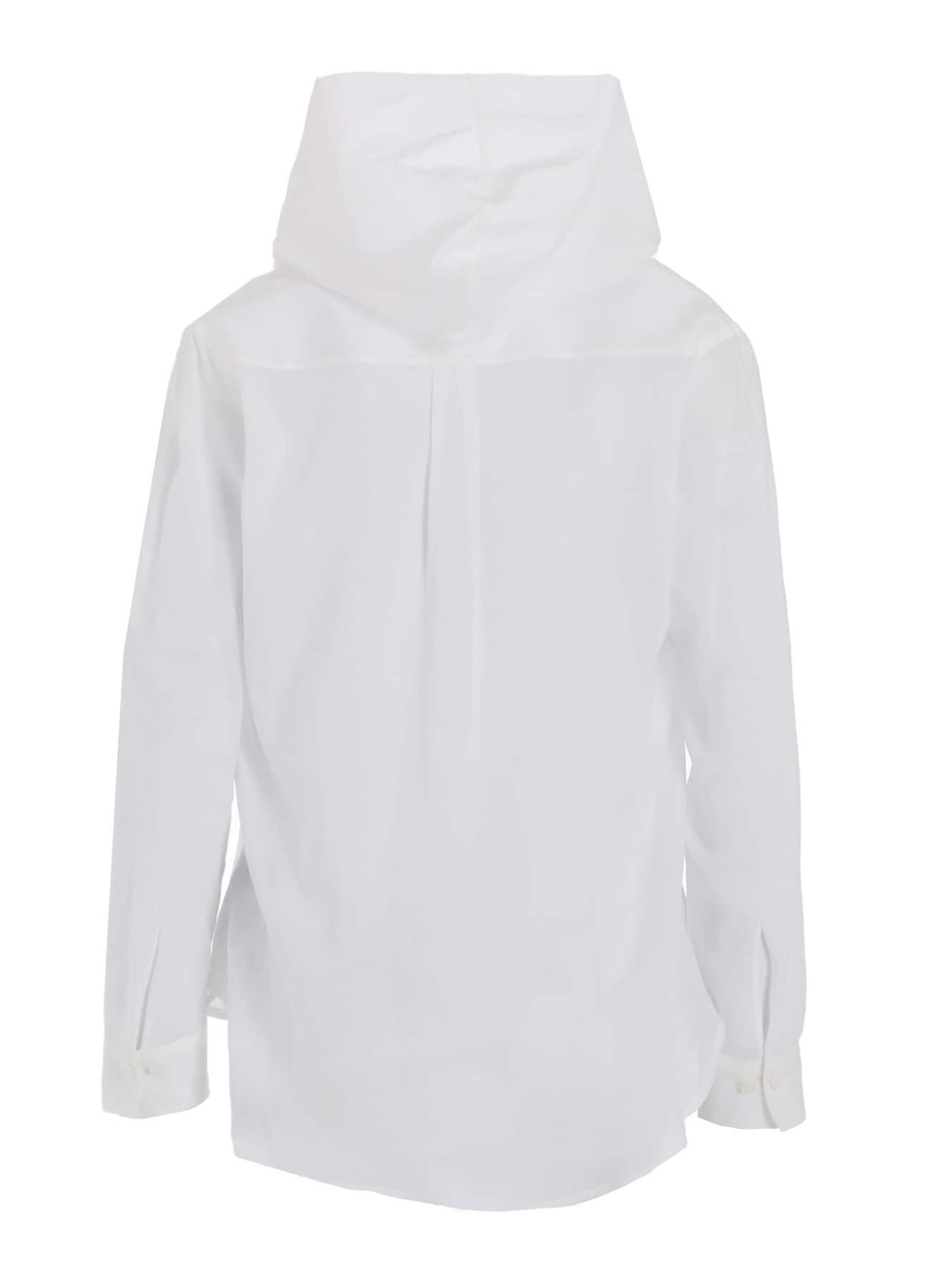 Ten LAWN DRAPED DETAIL HOOD DRESS