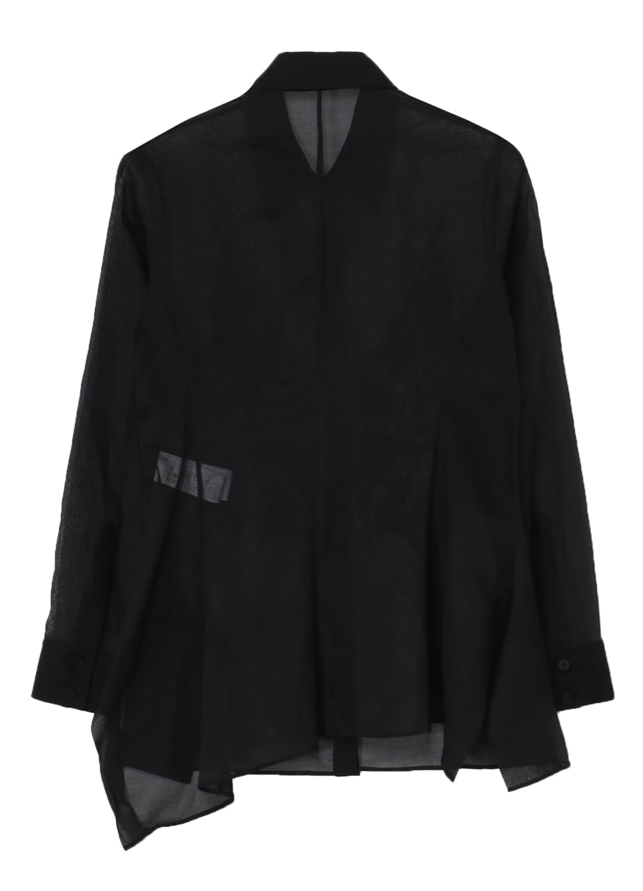 COTTON ORGANZA LAWN BACKSIDE FLARED SLIM B