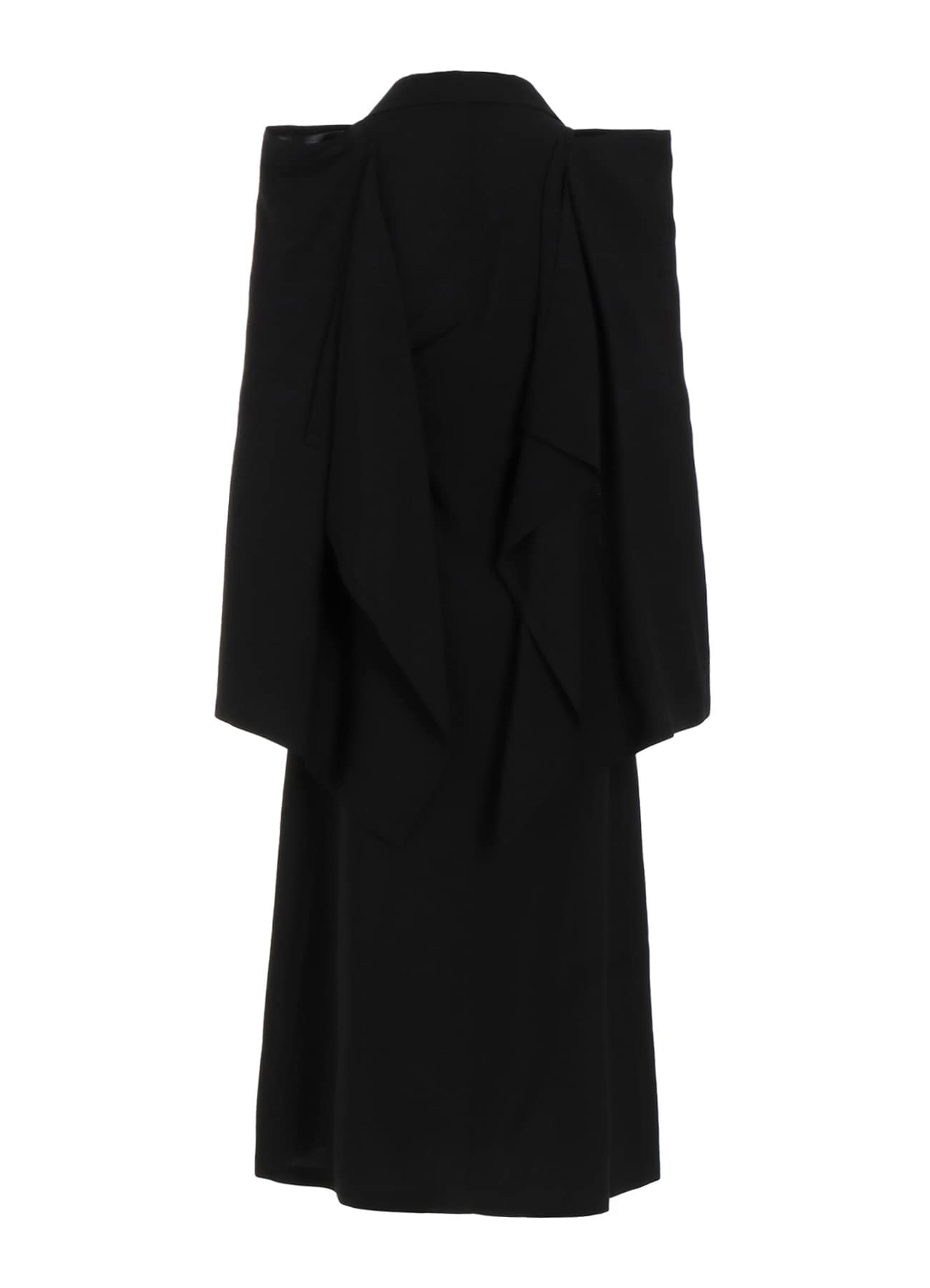 Cu/W HIGH TWISTED GABARDINE BOX SILHOUETTE COAT