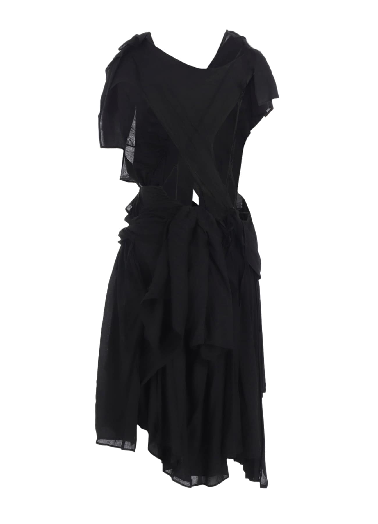 MODAL LAWN GATHER DETAIL DRESS