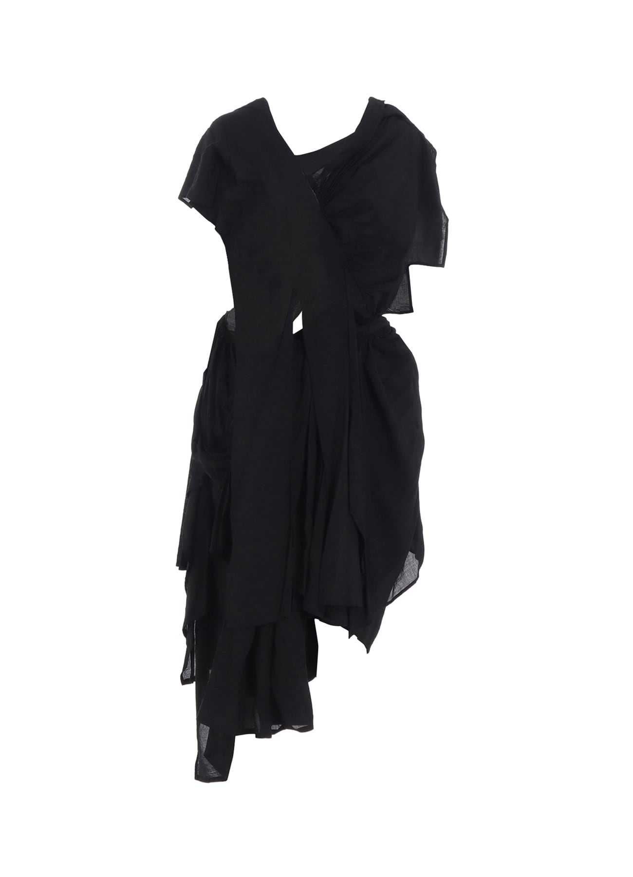 MODAL LAWN GATHER DETAIL DRESS