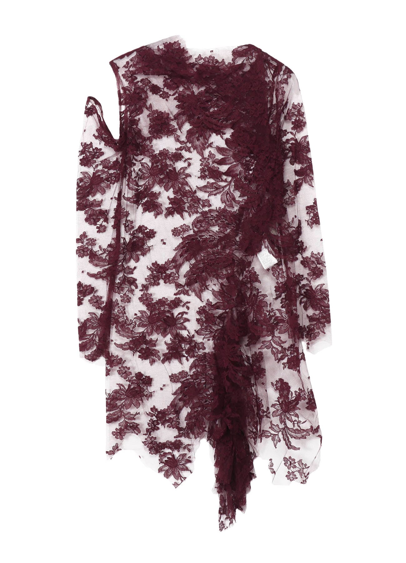 REVERSE LACE LACE SHIRT DRESS