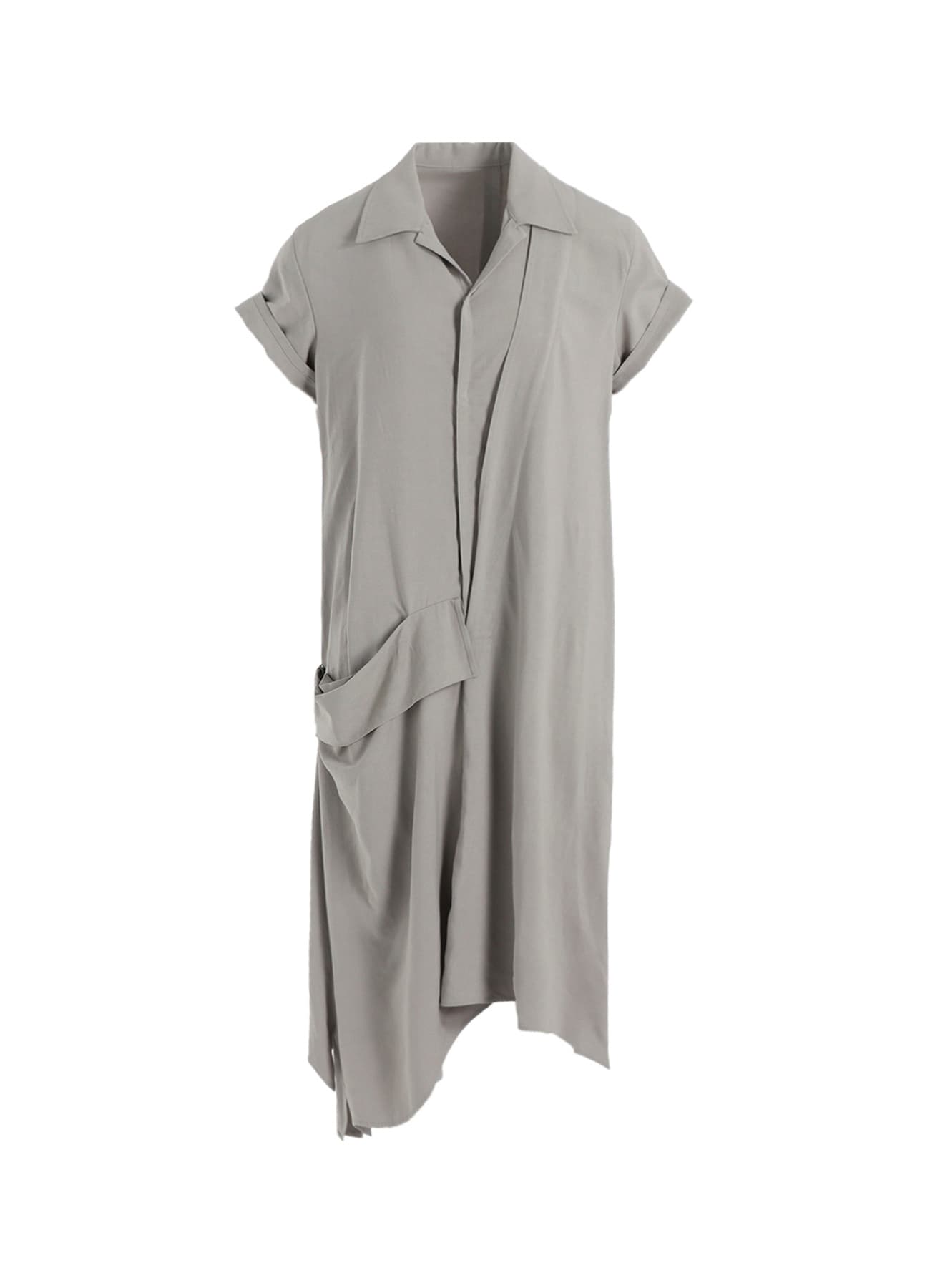 Ry SEETING CLOTH R DRAPED SHIRT DRESS