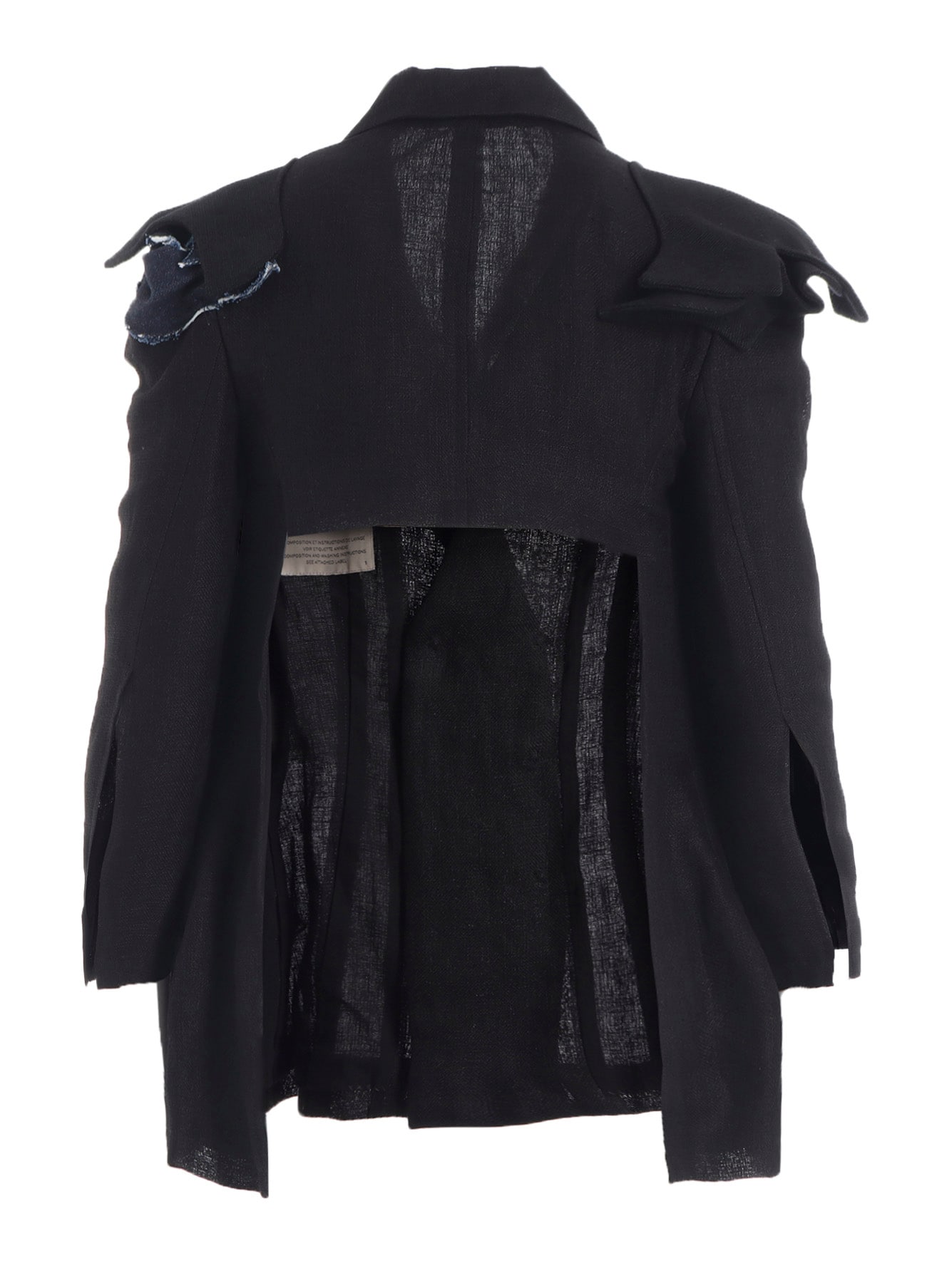 Li DOUBLE GAUZE SHOULDER MOTIF JACKET