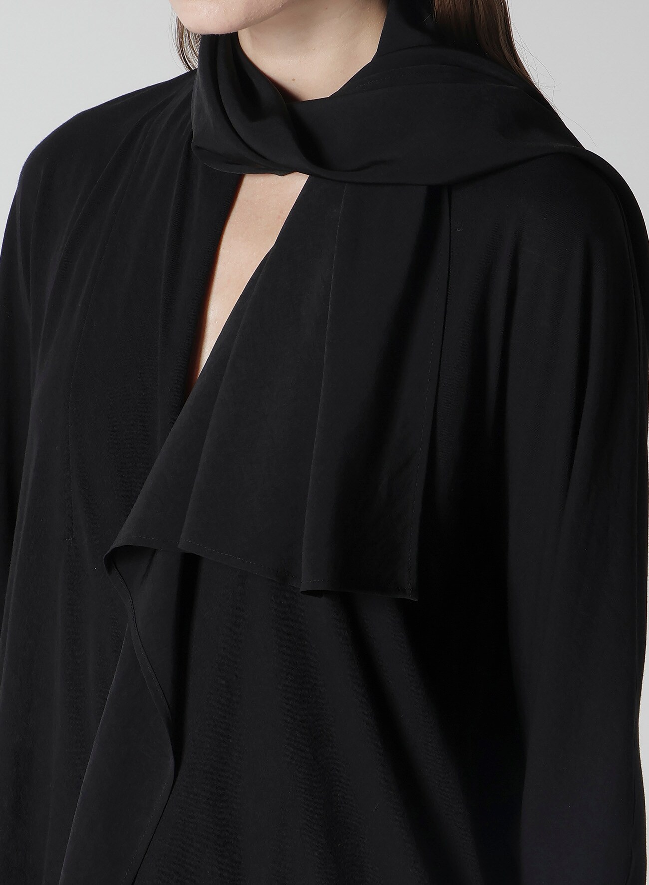 STOLE COLLAR JACKET