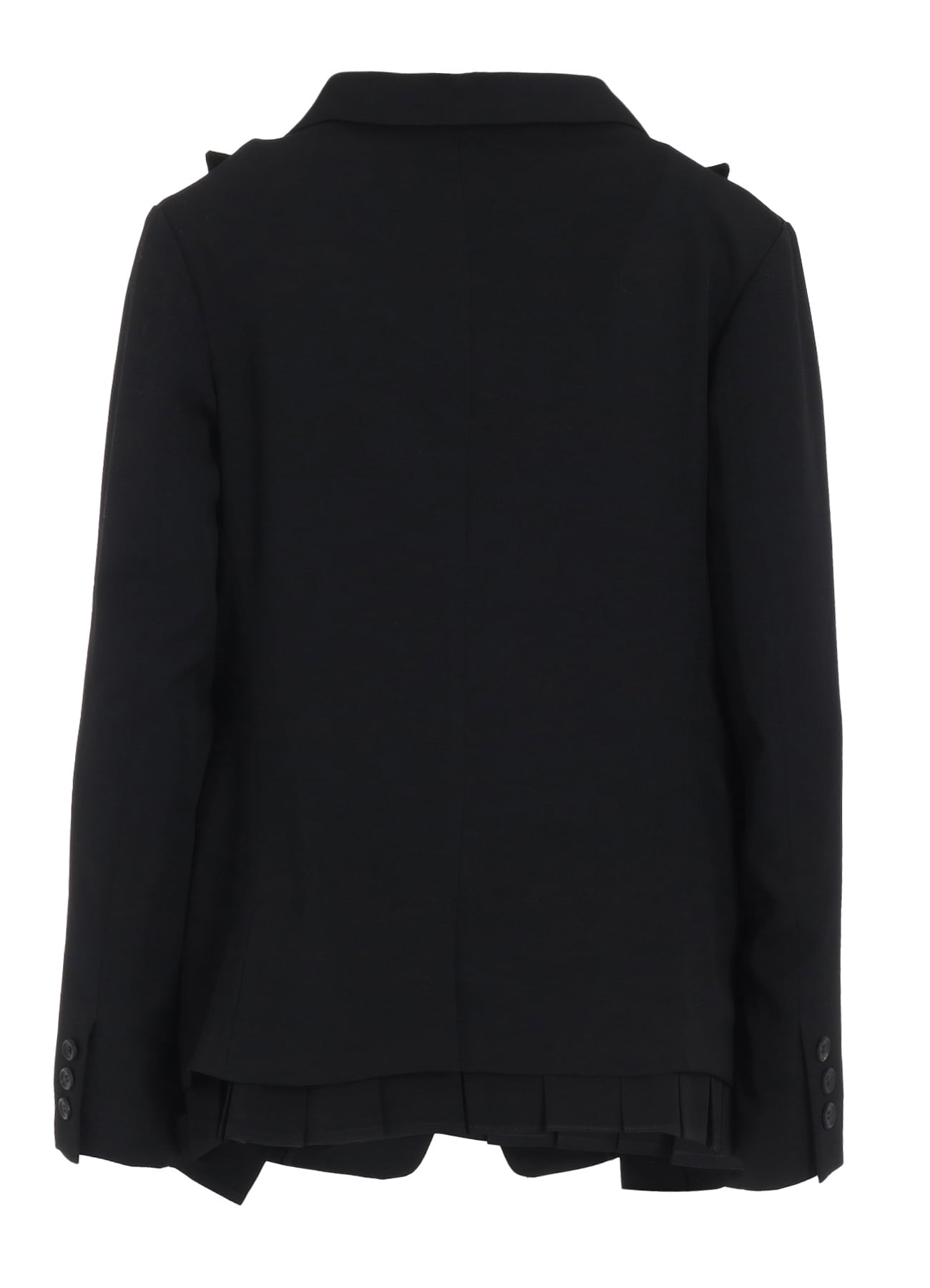 GABARDINE PLEATS DETAIL JACKET