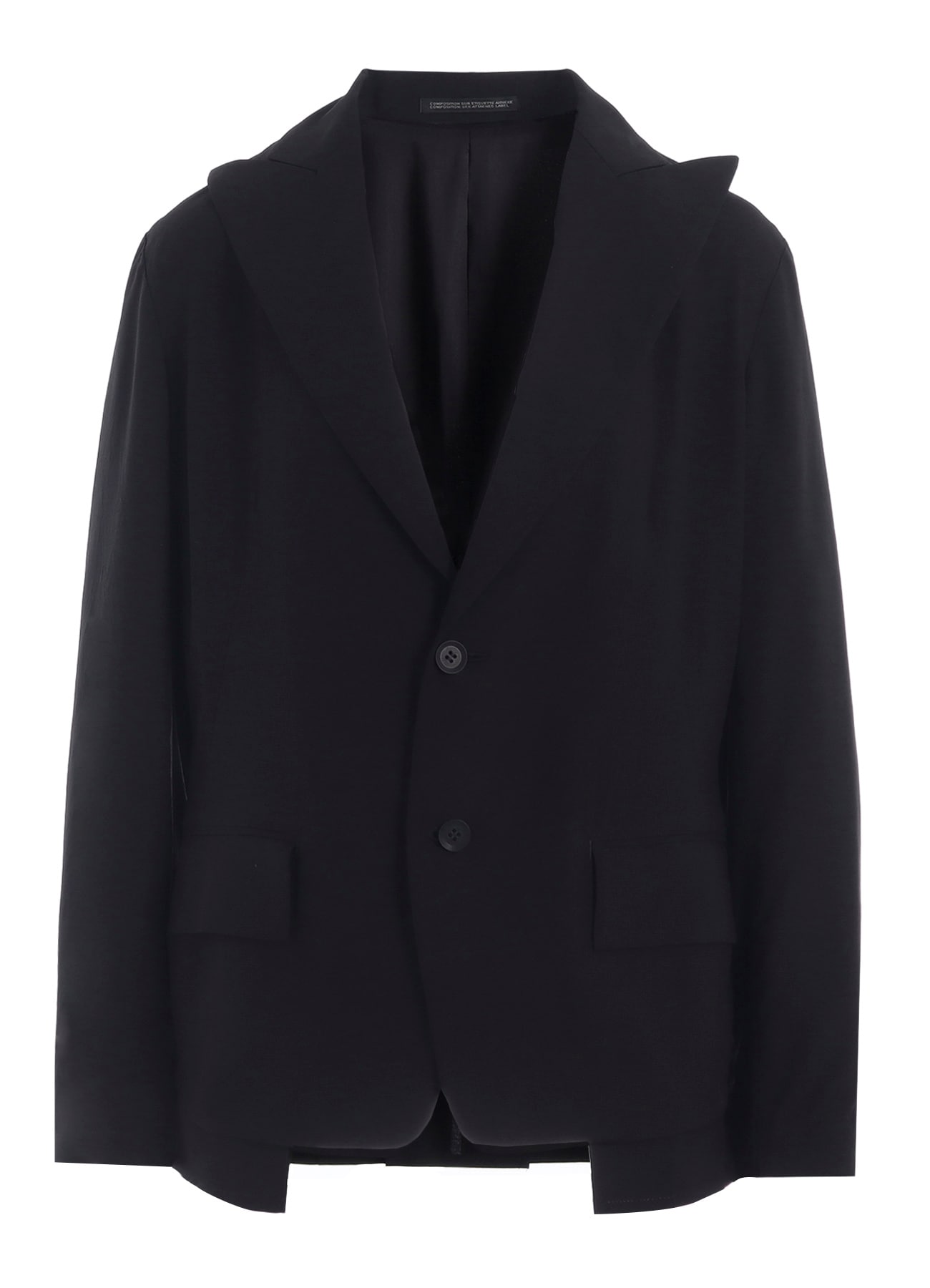 Ry WRINKLED LAWN PLEATS DETAIL JACKET