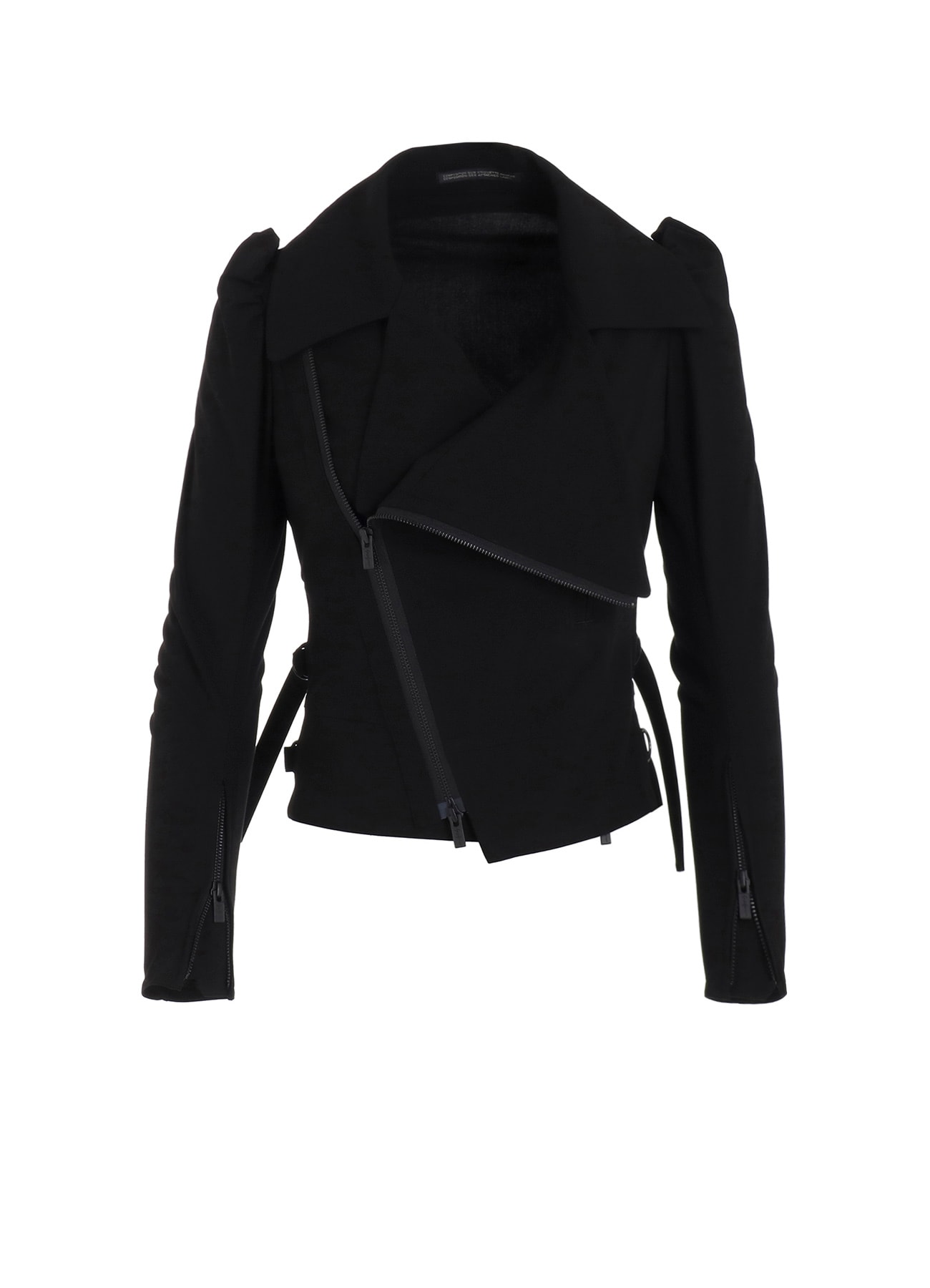 SEETING CLOTH BIG LAPEL BIKER JACKET