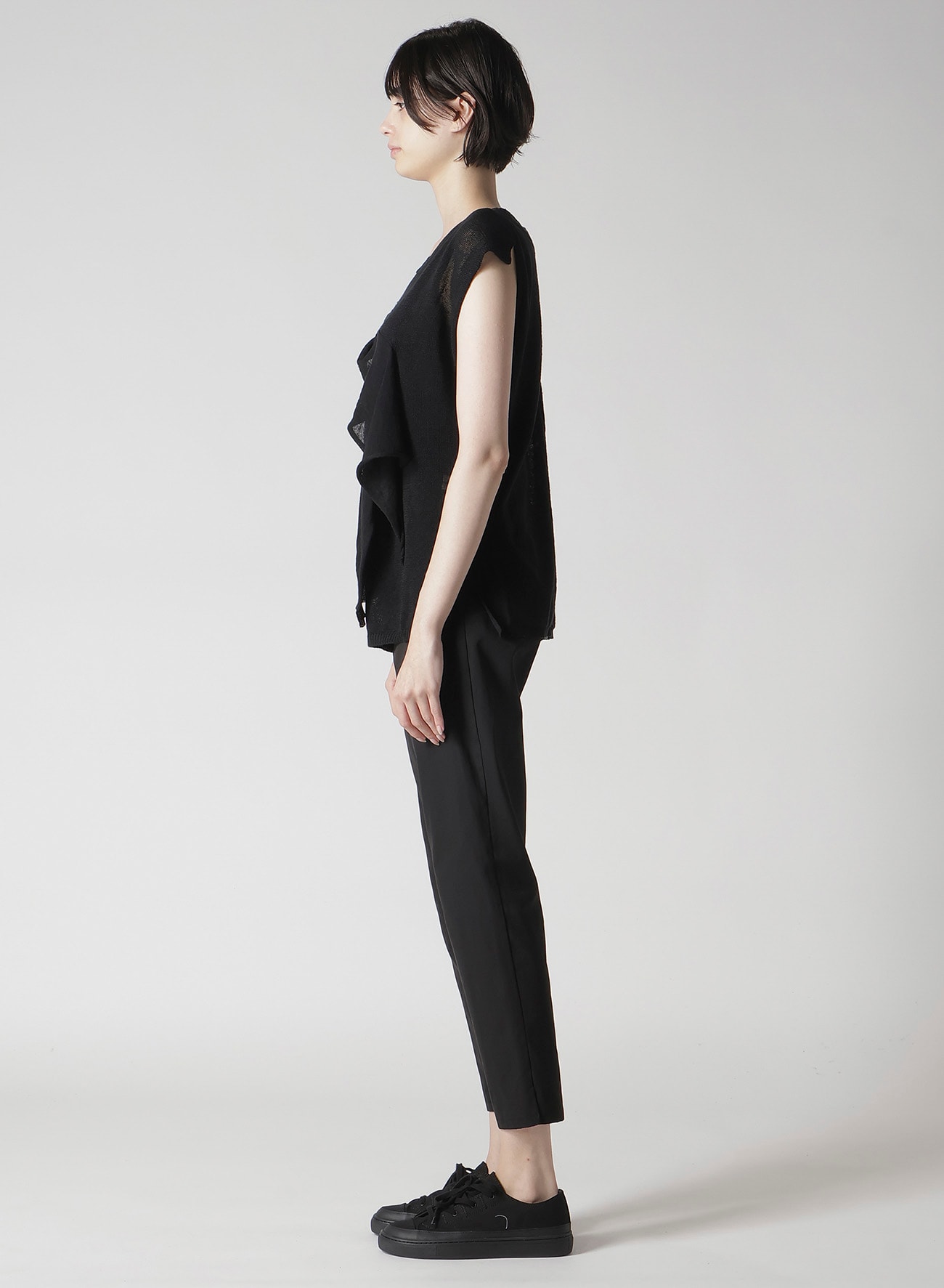 10G14G PLAIN STITCH DRAPED FRENCH SLEEVES PO
