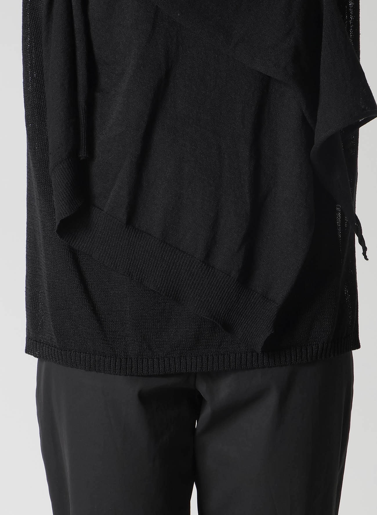 10G14G PLAIN STITCH DRAPED FRENCH SLEEVES PO